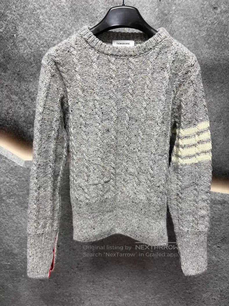 Thom Browne Thom Browne Gray Sweater Size US L / EU 52-54 / 3 - 1 Thumbnail
