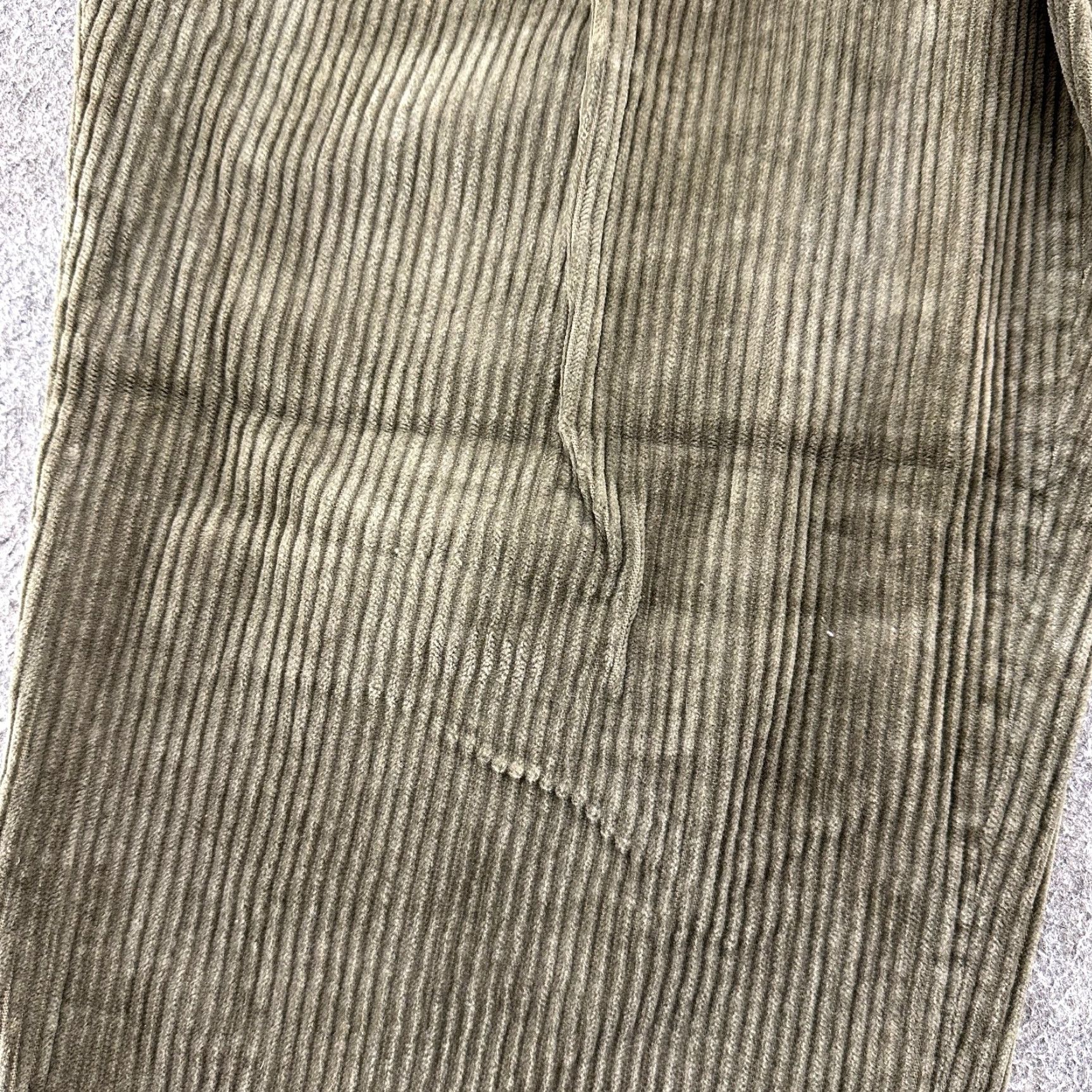Vintage VINTAGE Shaver Lake Pants Mens 34x27 Green Chino Corduroy Relaxed Tapered Baggy 90s Mens Size US 34 / EU 50 - 4 Thumbnail