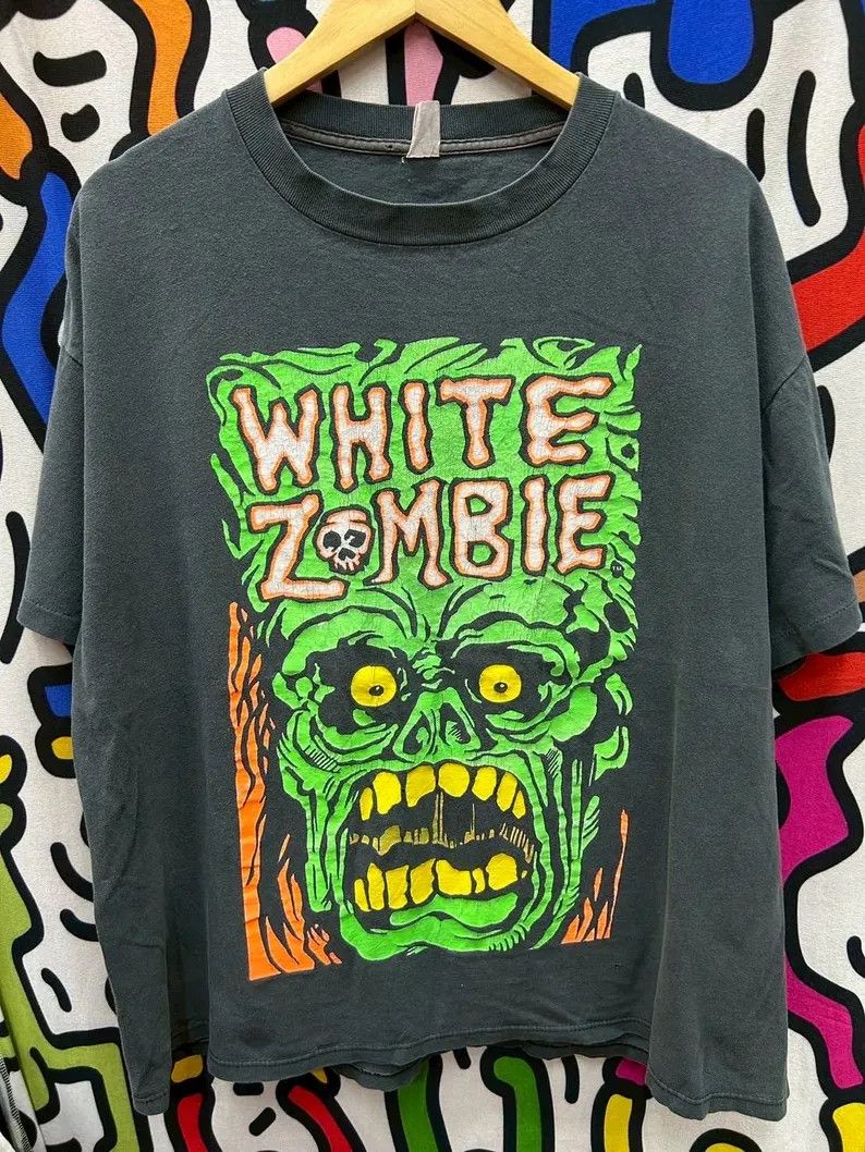 Vintage Vintage 1992 White Zombie tshirt size XL Size US XL / EU 56 / 4 - 2 Thumbnail