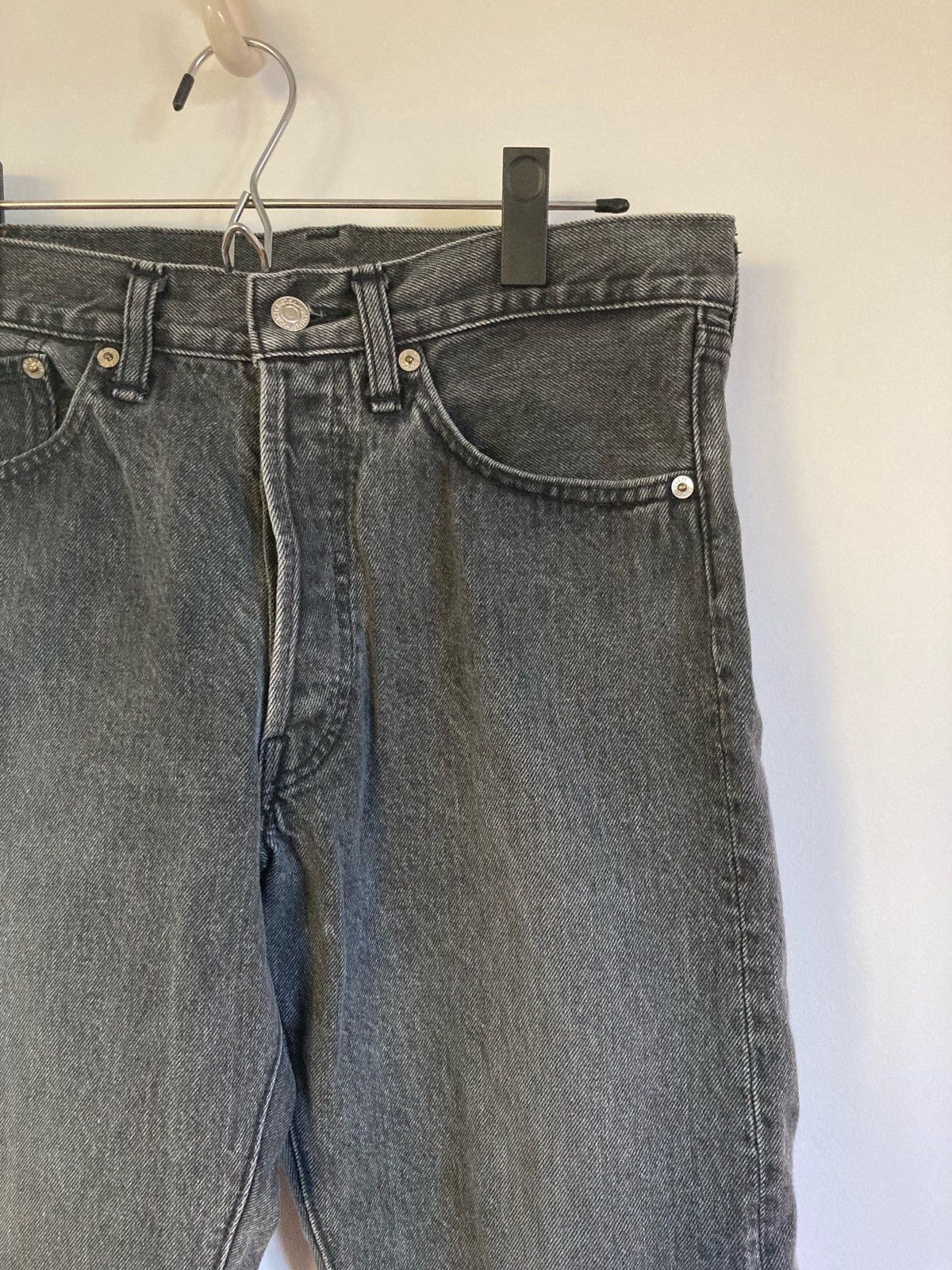 image of Orslow Faded Black 90’S Jeans in Grey, Women's (Size 30)