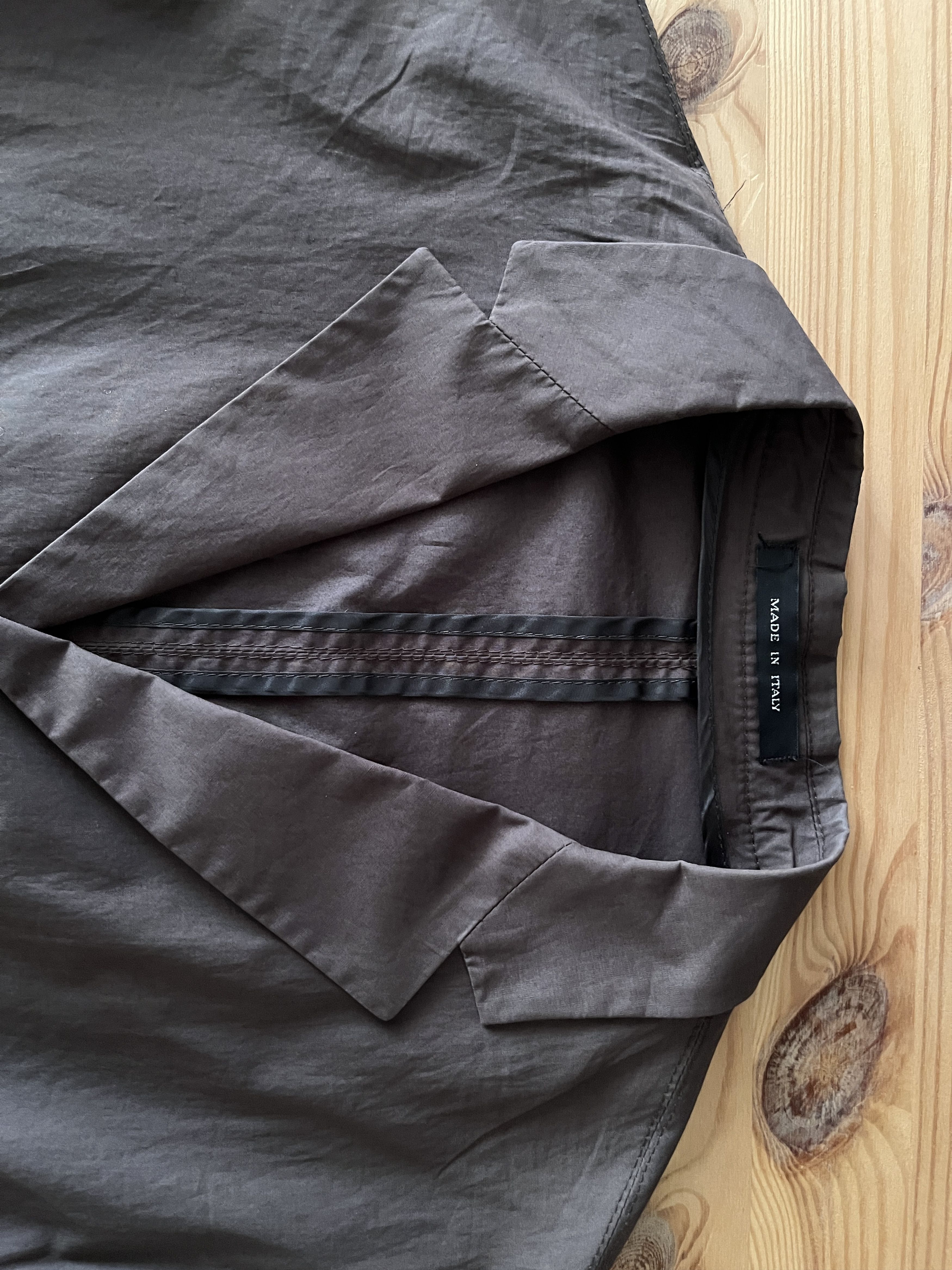 Emporio Armani Emporio Armani gray-brown lightweight blazer, IT 44 Size 34R - 3 Thumbnail