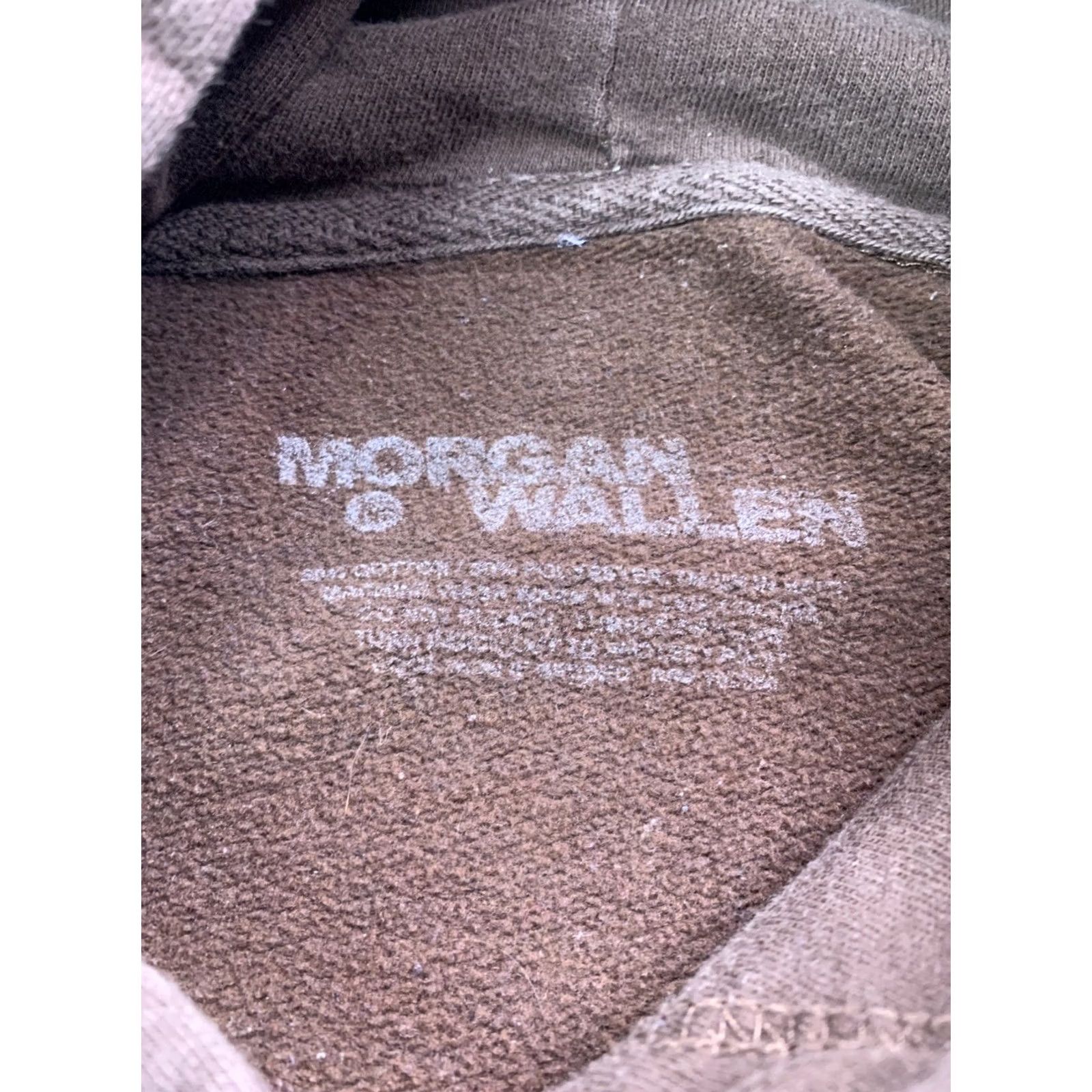 Vintage Morgan Wallen Hoodie Brown Graphic Pullover Medium Womens Casual Activewear Shirt Size M / US 6-8 / IT 42-44 - 4 Thumbnail