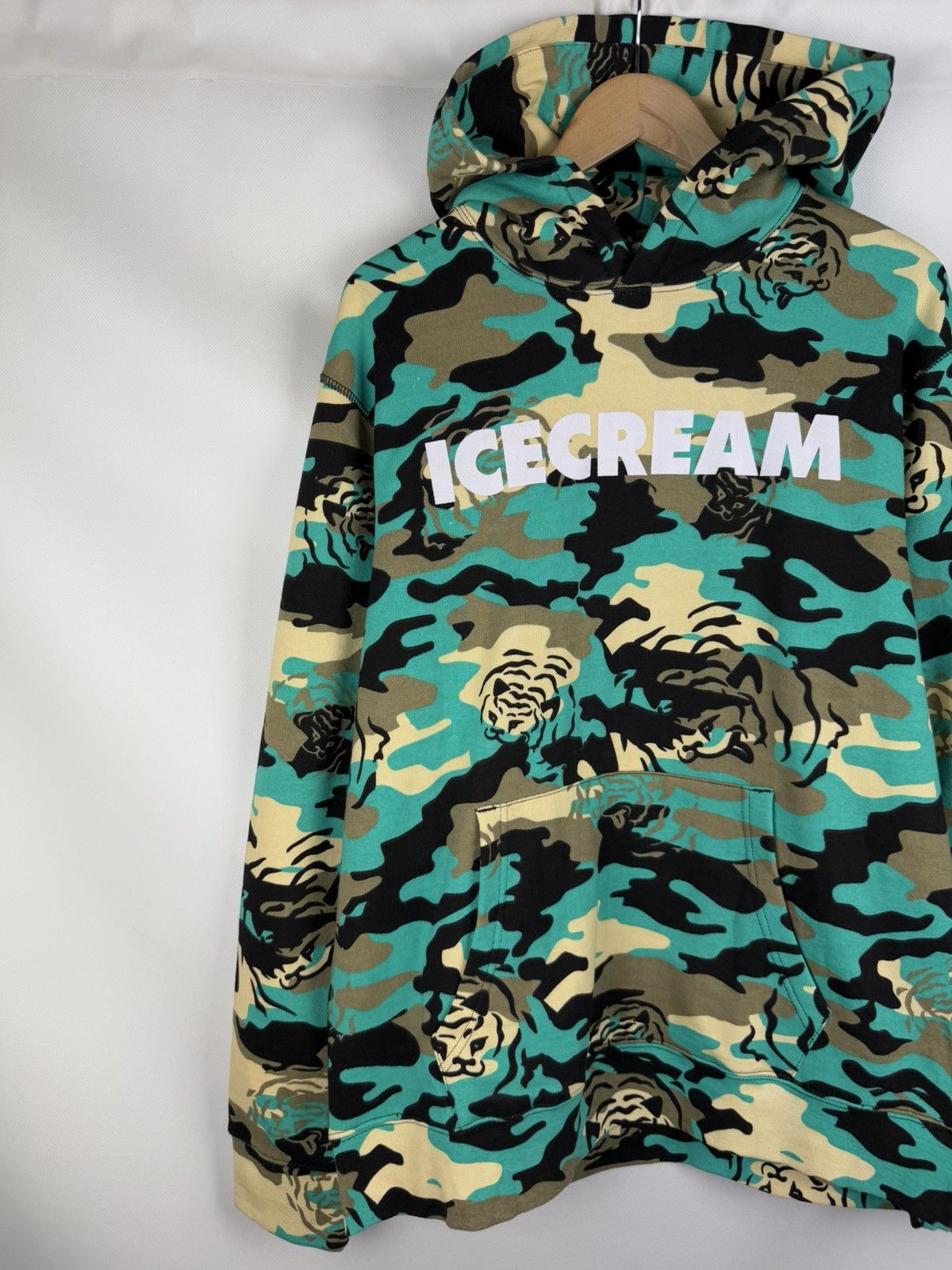 Icecream Icecream Billionaire Boys Club Camo Big Logo Hoodie Pullover Size US XL / EU 56 / 4 - 2 Thumbnail