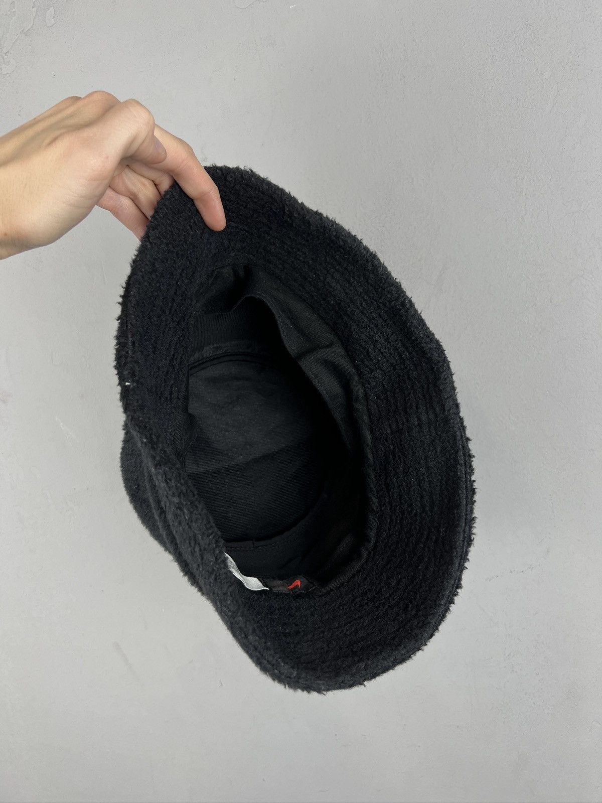 Nike × Vintage Vintage Nike Pile Fleece Bucket Hat Sherpa Y2K Size ONE SIZE - 8 Thumbnail