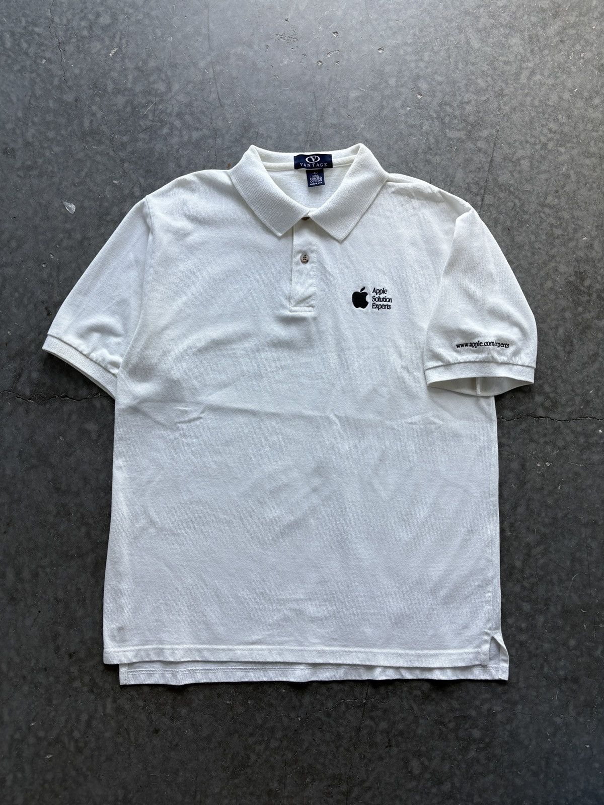 Apple Vintage 90s Apple Polo Shirt Size US L / EU 52-54 / 3 - 1 Thumbnail