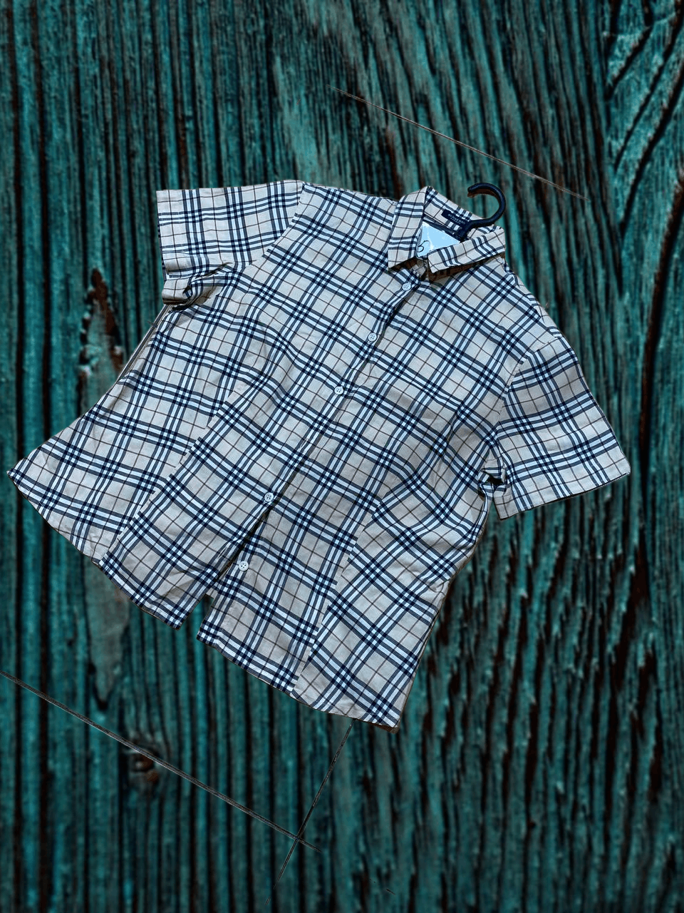 Burberry Burberry Vintage Nova Check Shirt Button Up Distressed Size L / US 10 / IT 46 - 1 Thumbnail