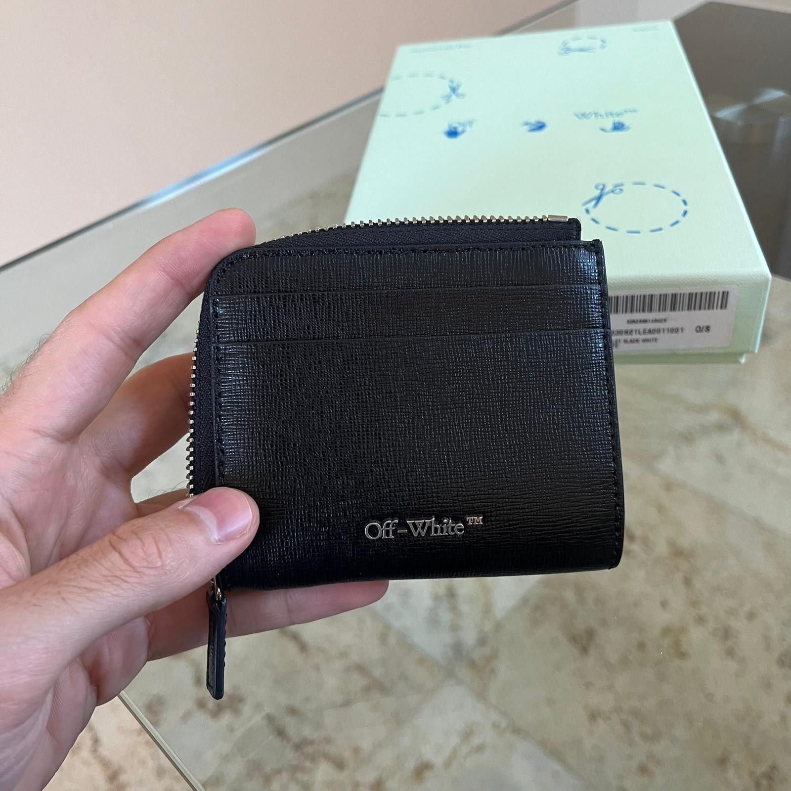 Off-White Diagonal Wallet in Black White Size ONE SIZE - 14 Thumbnail