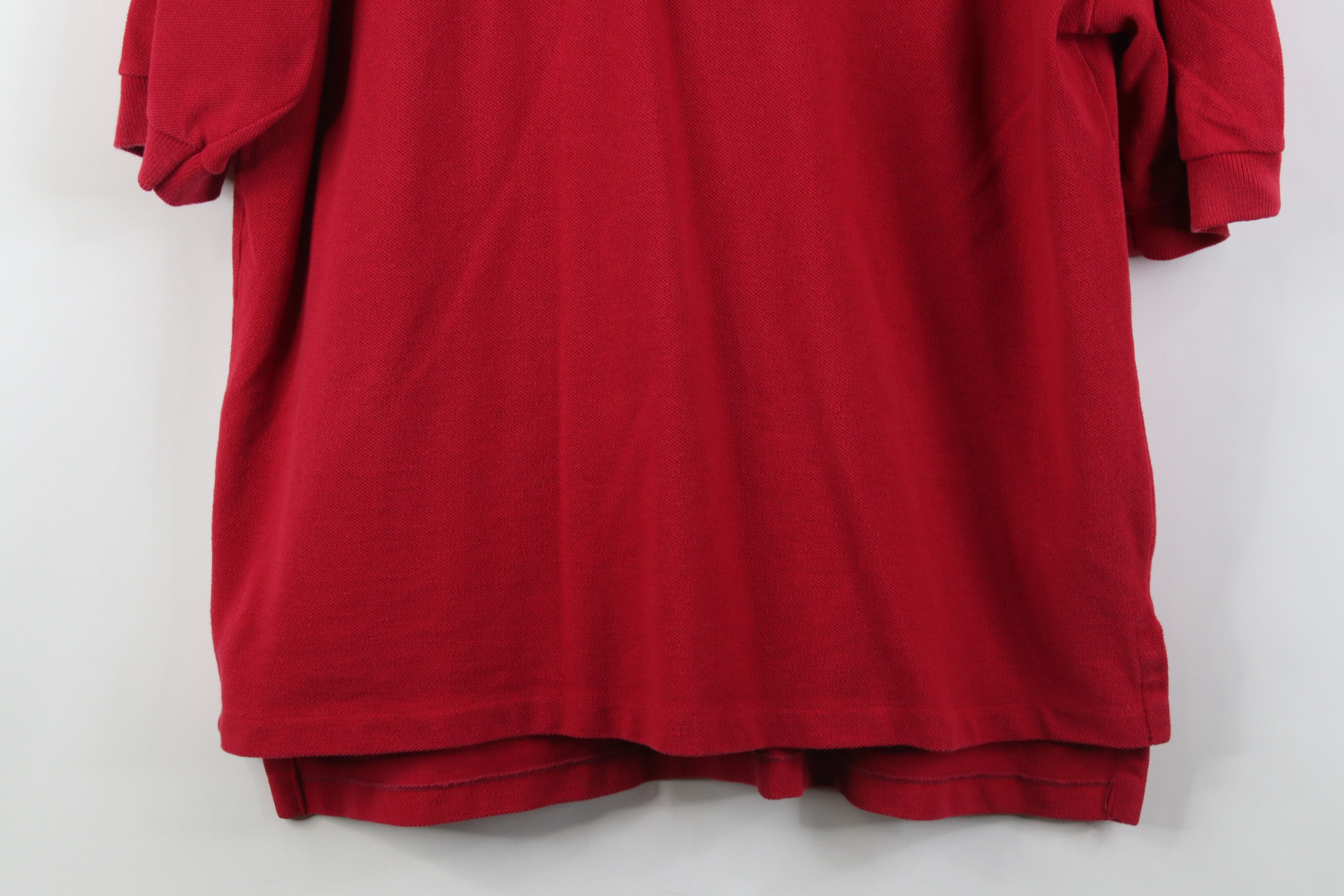 Vintage Vintage 90s Streetwear Pique Cotton Golf Polo Shirt Red USA Size US M / EU 48-50 / 2 - 3 Thumbnail