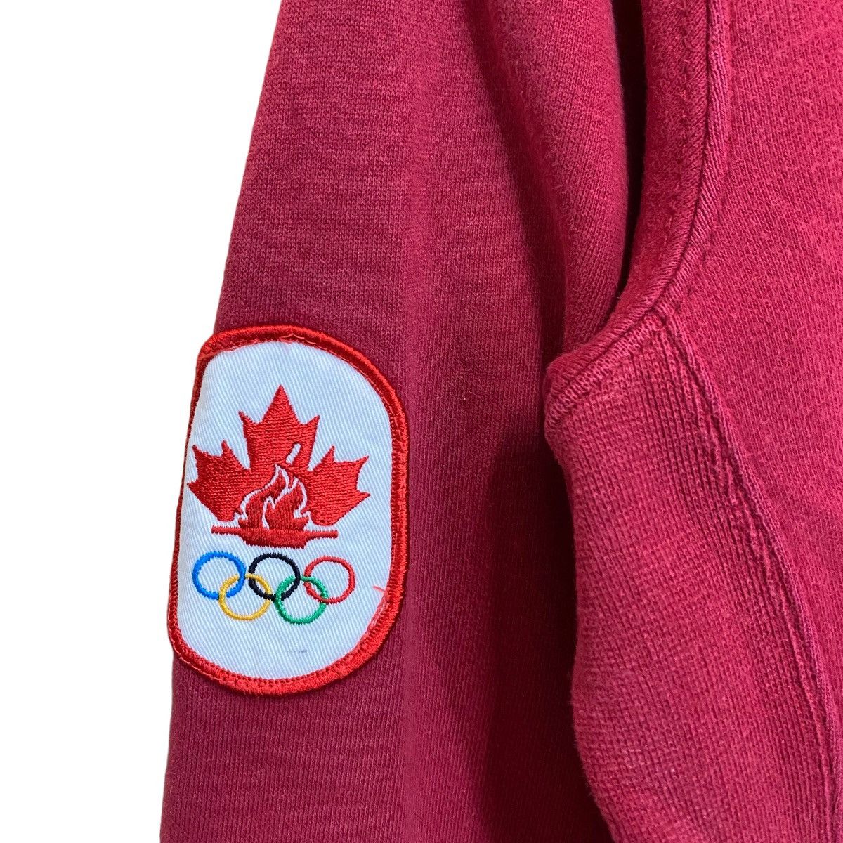 Vintage Official Outfitters Olympic Canada Big Logo Zipper Hoodie Size US S / EU 44-46 / 1 - 11 Thumbnail