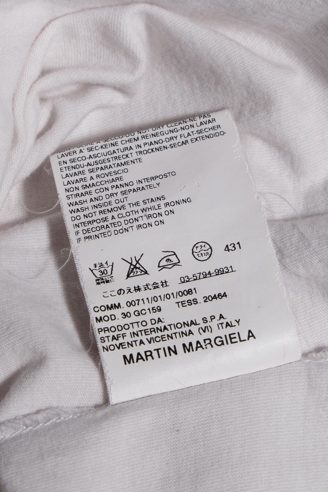 Maison Margiela Maison Martin Margiela SS08 “Fast Delivery” V-Neck Tee Size US S / EU 44-46 / 1 - 9 Thumbnail