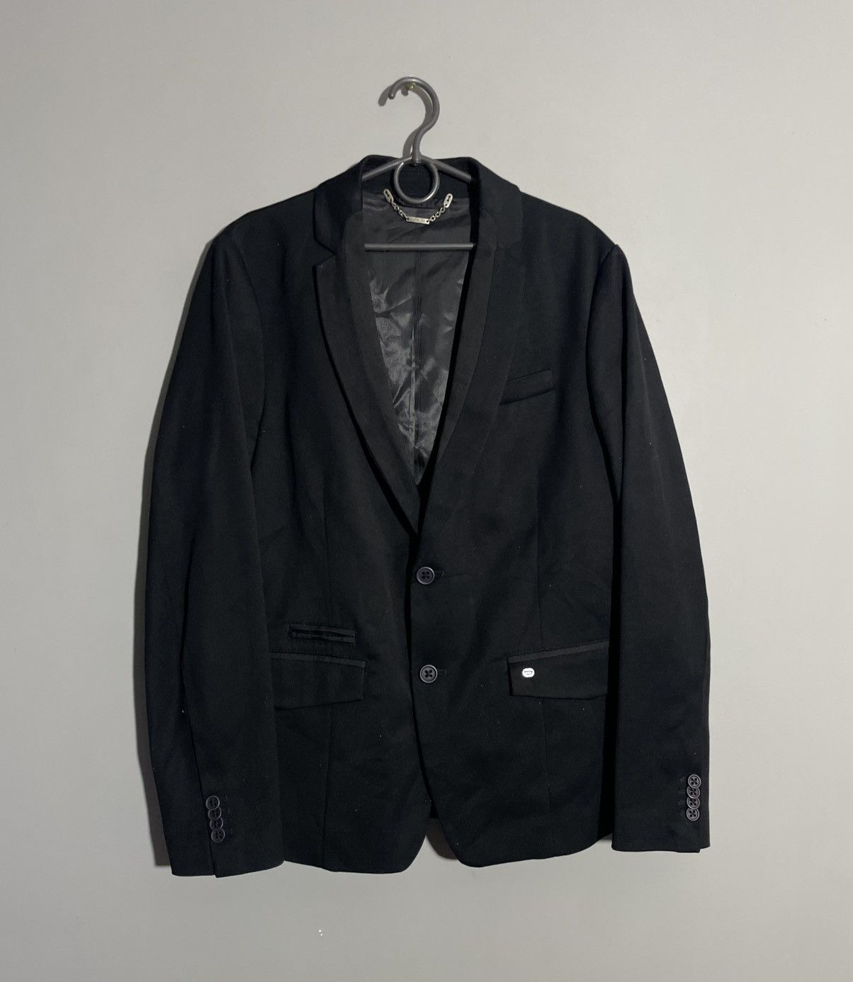 Diesel Vintage Y2K Diesel Black Two Buttons Blazer Jacket size M Size 50R - 1 Thumbnail