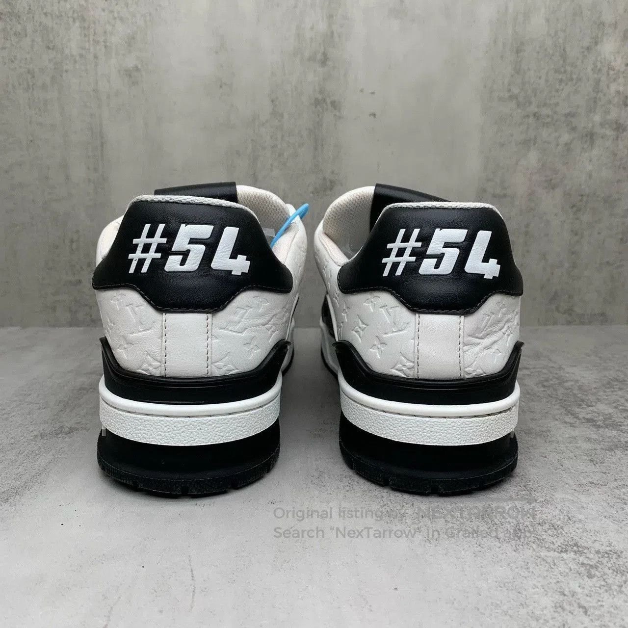 Louis Vuitton lv trainer black and white sneaker. Size US 7 / EU 40 - 5 Thumbnail