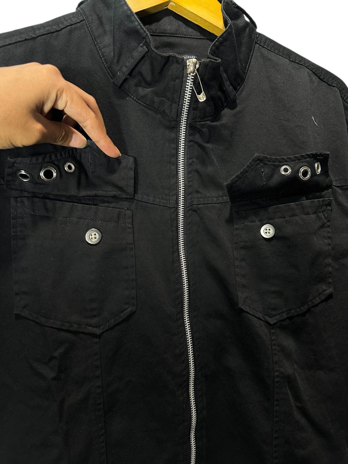 Isamu Katayama Backlash 2000s JPN BRAND Gothic Punk Jacket Kmrii Backlash Style MFE Size US L / EU 52-54 / 3 - 4 Thumbnail