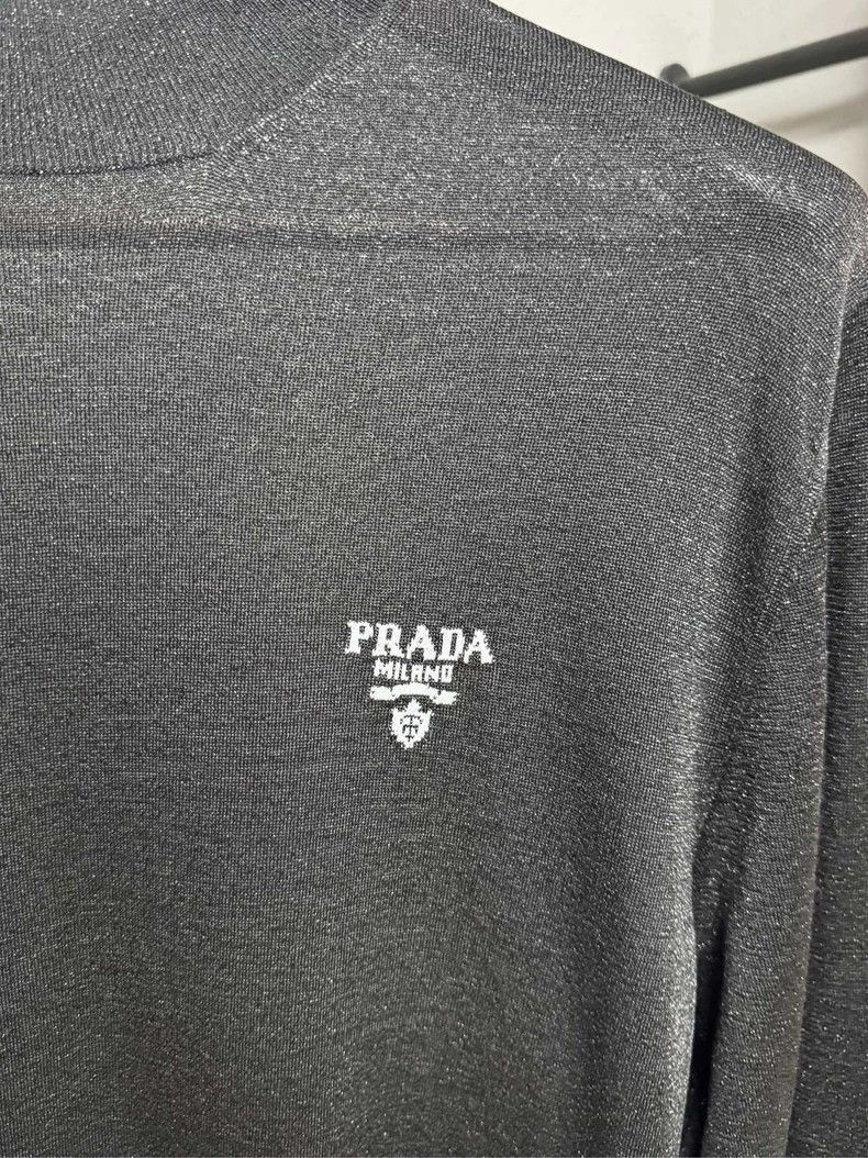 Prada Prada High Neck Long Sleeve Top-2506 Size US M / EU 48-50 / 2 - 3 Thumbnail