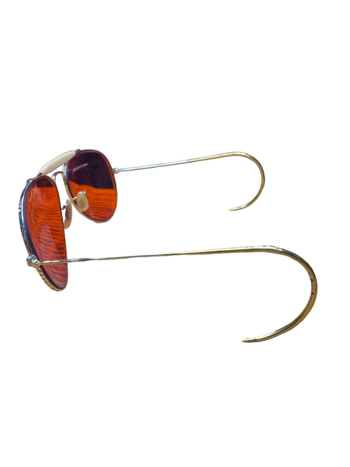 RayBan × Vintage Vintage Bushnell Japan B&L Gold 601 Aviator sunglasses Size ONE SIZE - 6 Thumbnail