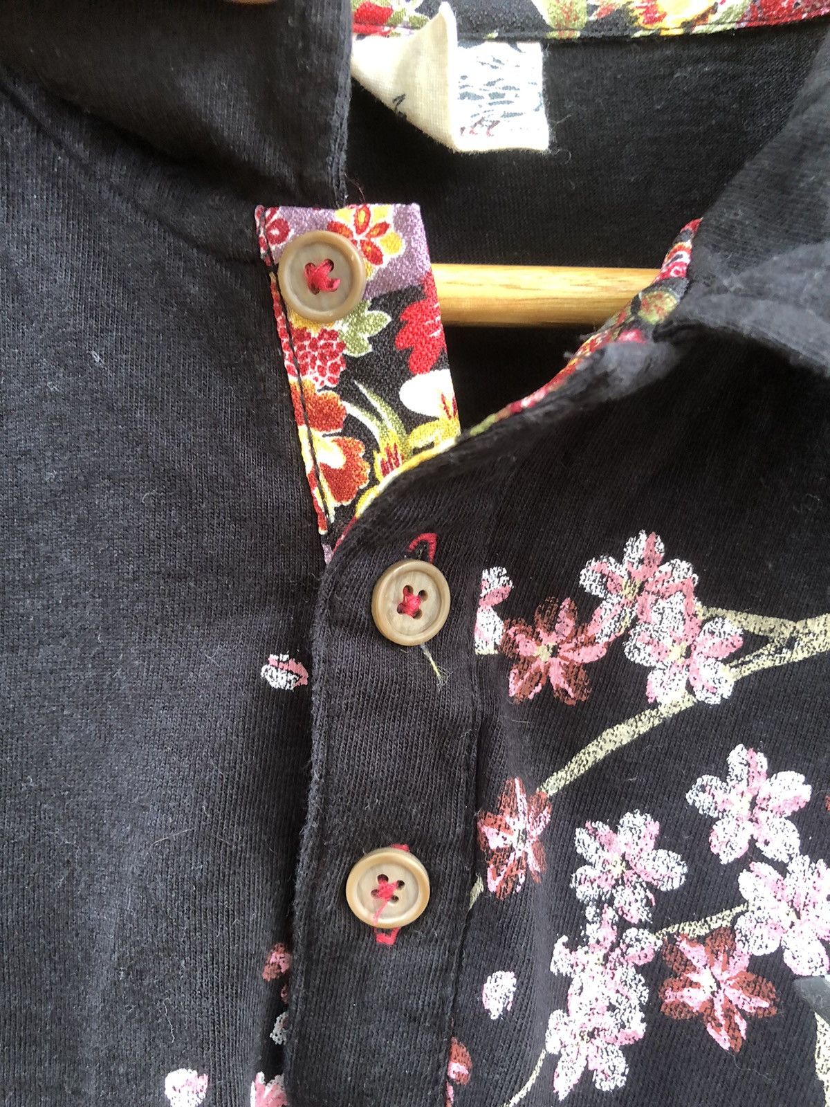 Japanese Brand × Vintage Rare Vintage OVP Japanese Sukajan Koi Fish Polo Tee Size US XL / EU 56 / 4 - 17 Thumbnail