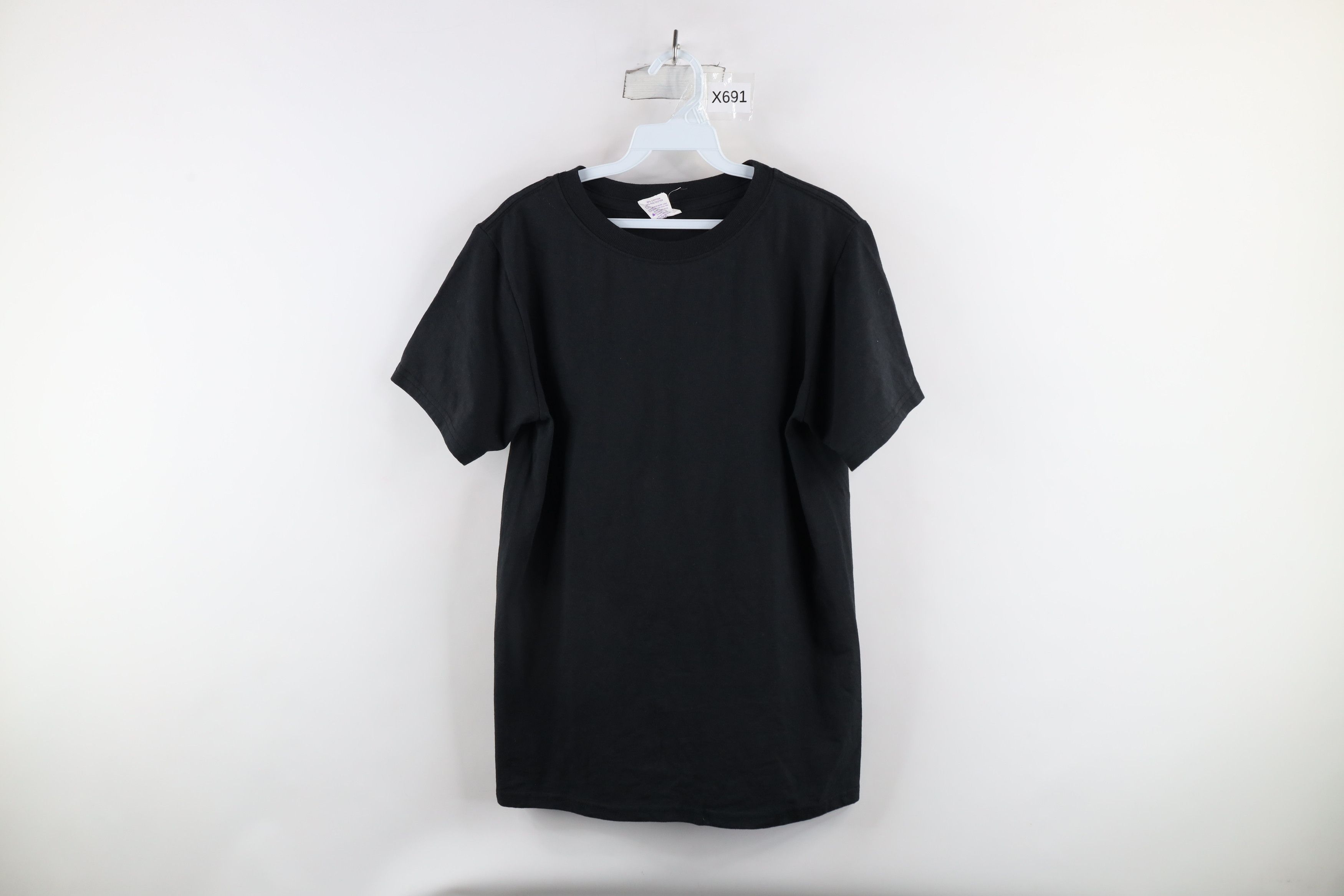 Vintage Vintage 90s Streetwear Short Sleeve T-Shirt Black Cotton Size US M / EU 48-50 / 2 - 1 Thumbnail
