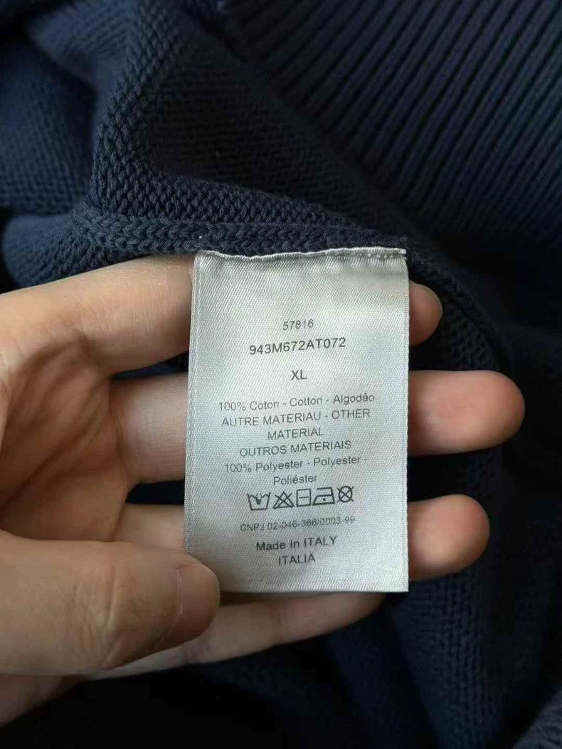Dior Dior Logo Sweater with Side Design-2506 Size US XL / EU 56 / 4 - 3 Thumbnail