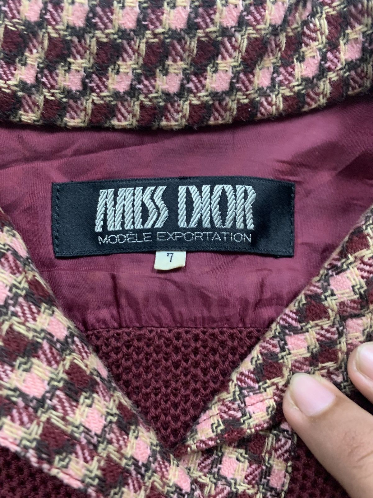 Dior MISS DIOR VINTAGE LONG SLEEVE POLO SWEATER Size S / US 4 / IT 40 - 3 Thumbnail