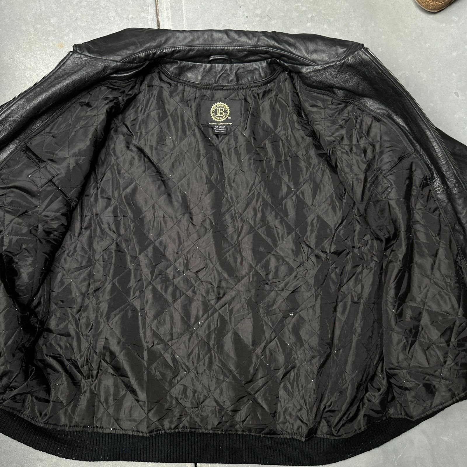 Other The Bradford Exchange Biker Leather Jacket Men XXL Ride Hard Size US XXL / EU 58 / 5 - 12 Thumbnail