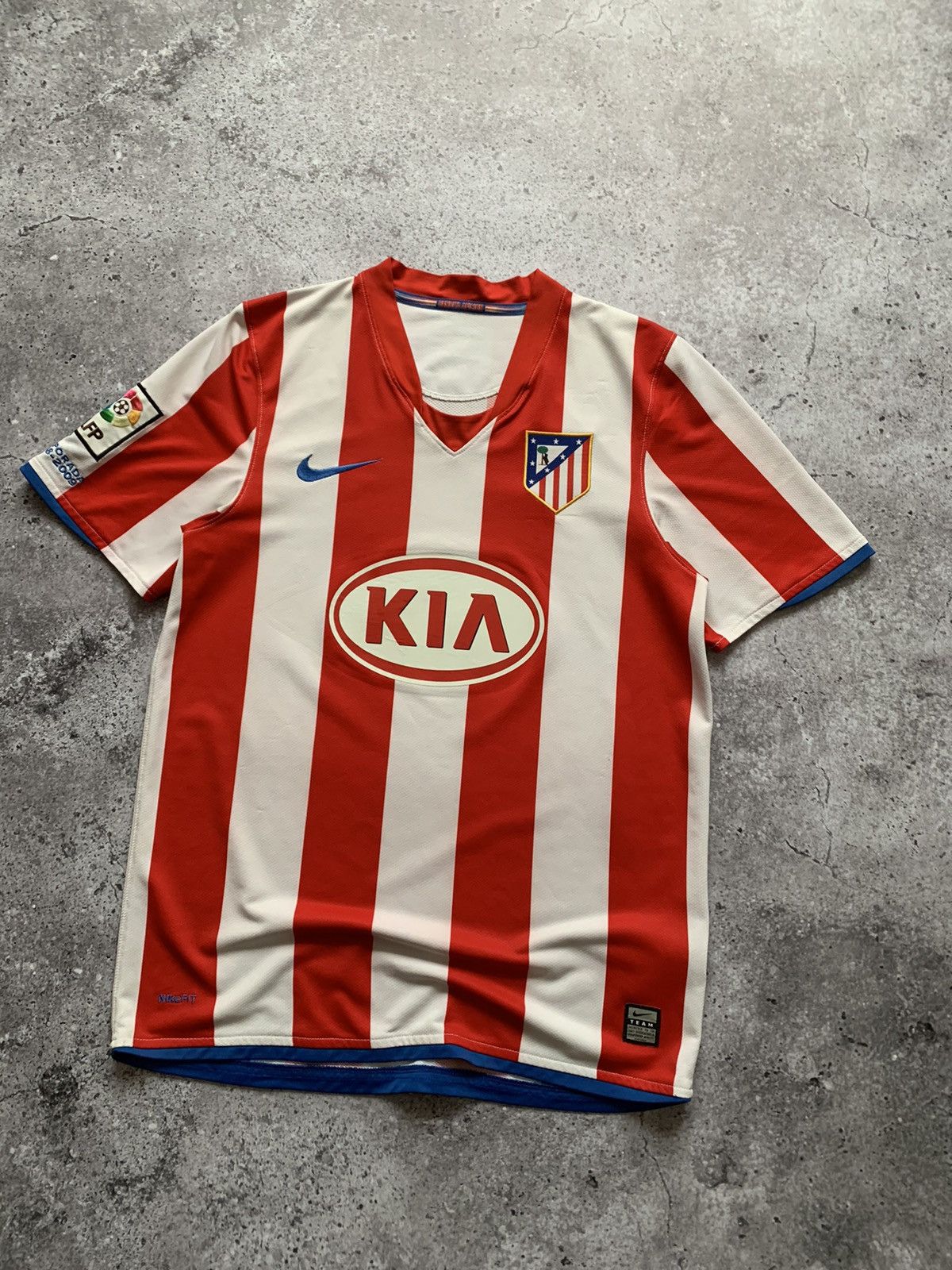 Vintage 🔥NIKE ATLETICO MADRID 2008 2009 SOCCER JERSEY Size US S / EU 44-46 / 1 - 2 Thumbnail