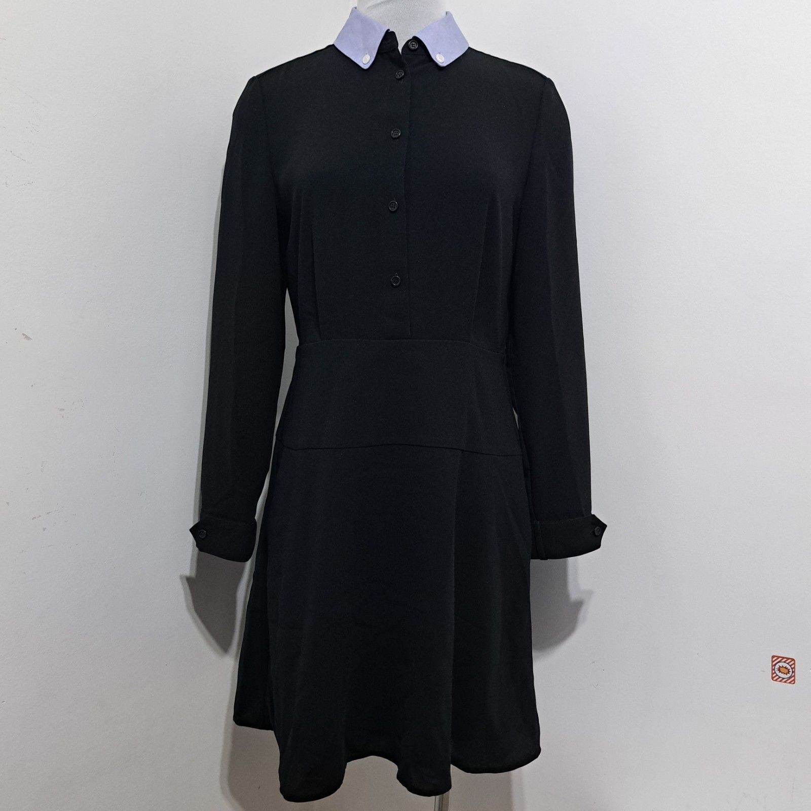 Coach Coach Removable Collar Button Front Flare Shirt Boho Goth Dr Size M / US 6-8 / IT 42-44 - 9 Thumbnail