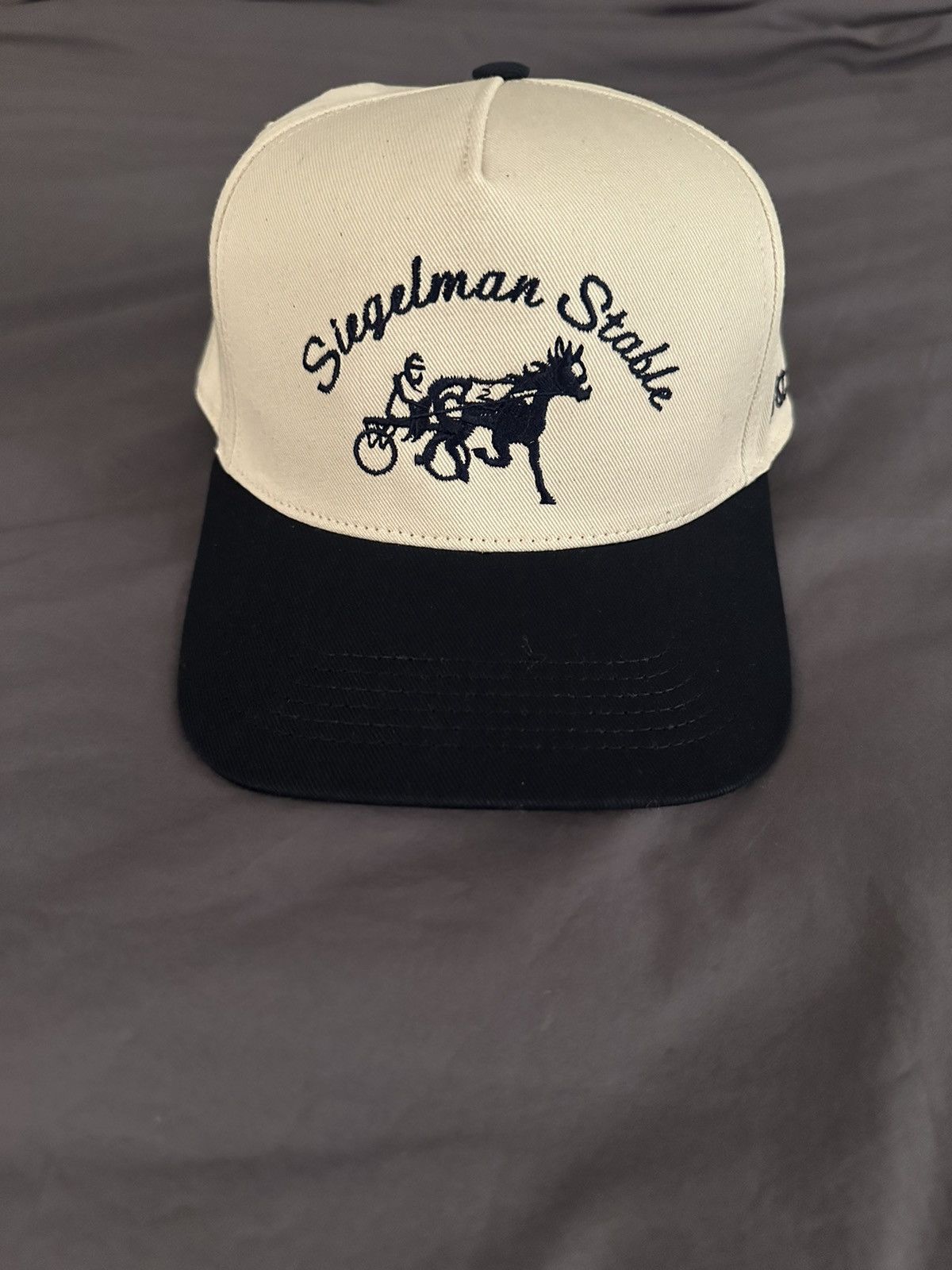 Siegelman Stable Siegelman Stable Two Tone White And Blue Cap | Grailed