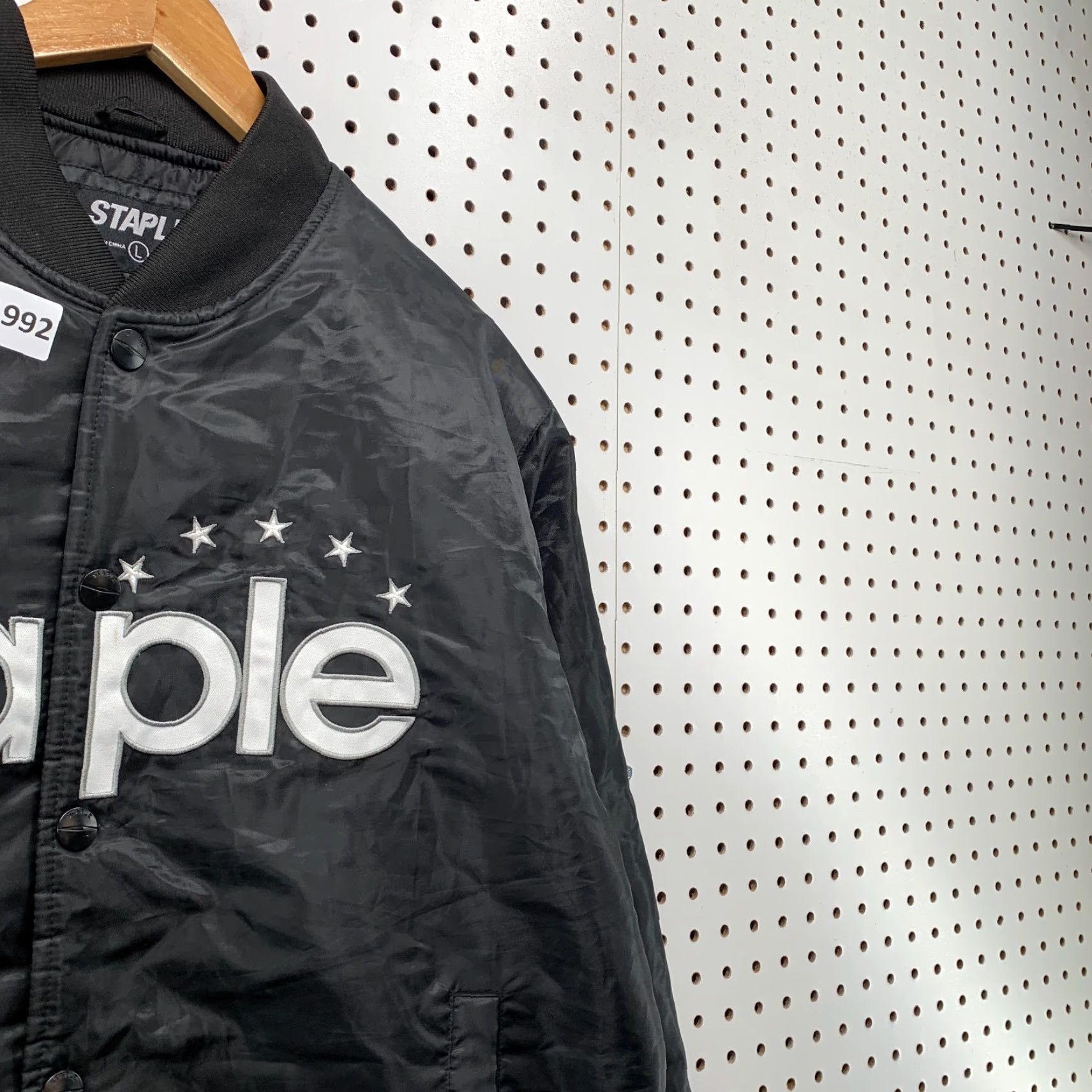 Vintage Staple Jeff Staple Satin Snap Jacket Mens Large Black Embroidered Skateboard 24x27 Satin Snap Jacket Mens Large Black Embroidered Skateboard 24x27 Size US L / EU 52-54 / 3 - 7 Thumbnail
