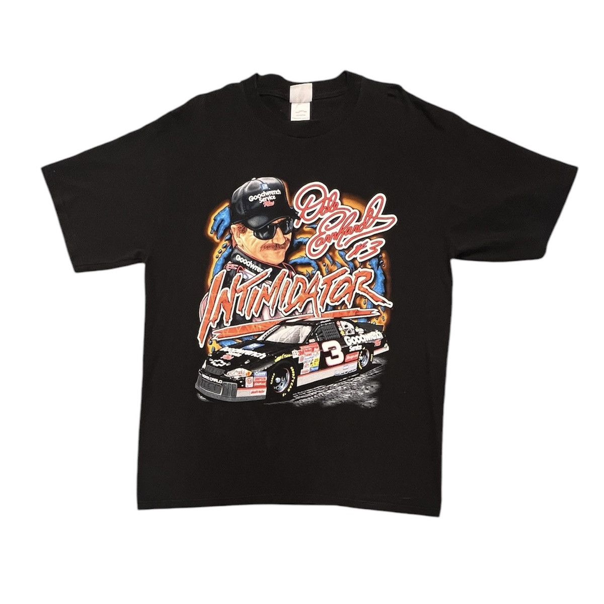 Chase Authentics × NASCAR × Vintage Vintage 90s DALE EARNHARDT NASCAR T-Shirt - CHEVROLET Racing Size US XL / EU 56 / 4 - 4 Thumbnail
