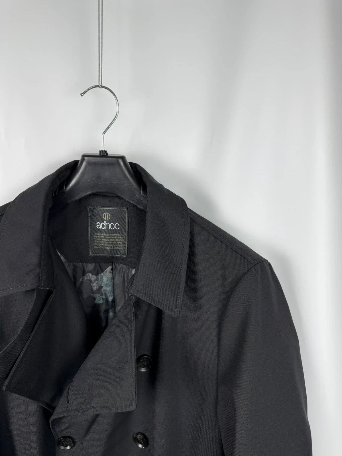 Other Adhoc Men Trench Coat Warm Belted Polyester size 50 Size US M / EU 48-50 / 2 - 3 Thumbnail