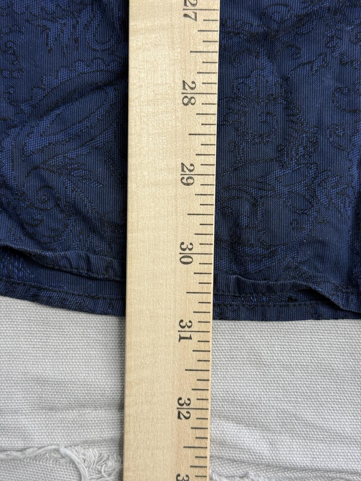 BUGATCHI Bugatchi UOMO Paisley LS Button Up Shirt Navy Shaped FIt -XL Size US XL / EU 56 / 4 - 6 Thumbnail