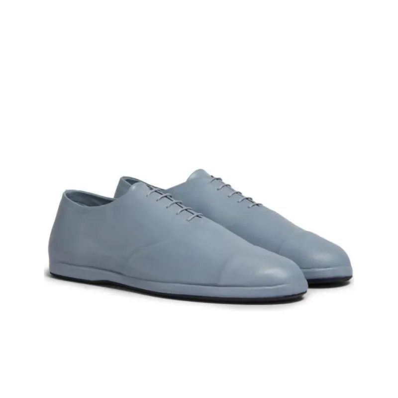 Marni o1f1d3z0525 Leather Derby Shoes in Blue Size US 8 / IT 38 - 4 Thumbnail