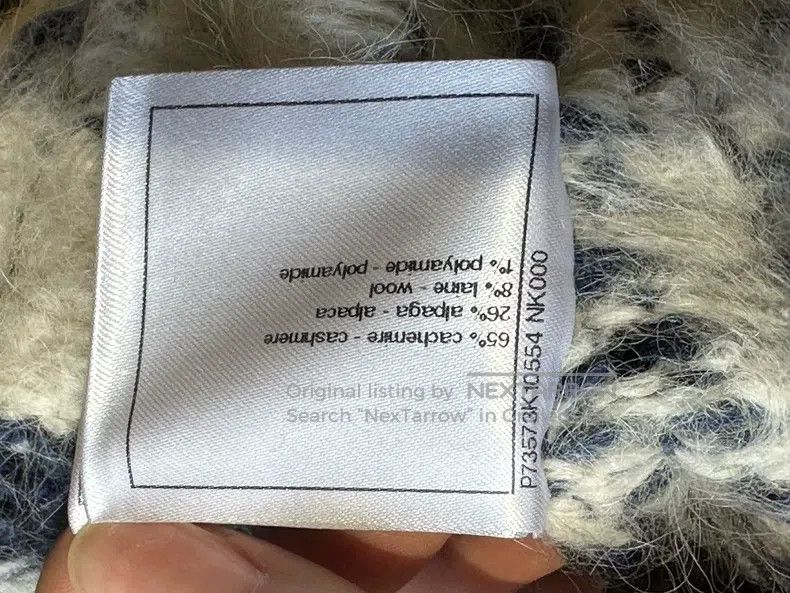 Chanel Chanel 23-year-old camelia blue and white long cardigan co Size XS / US 0-2 / IT 36-38 - 7 Thumbnail