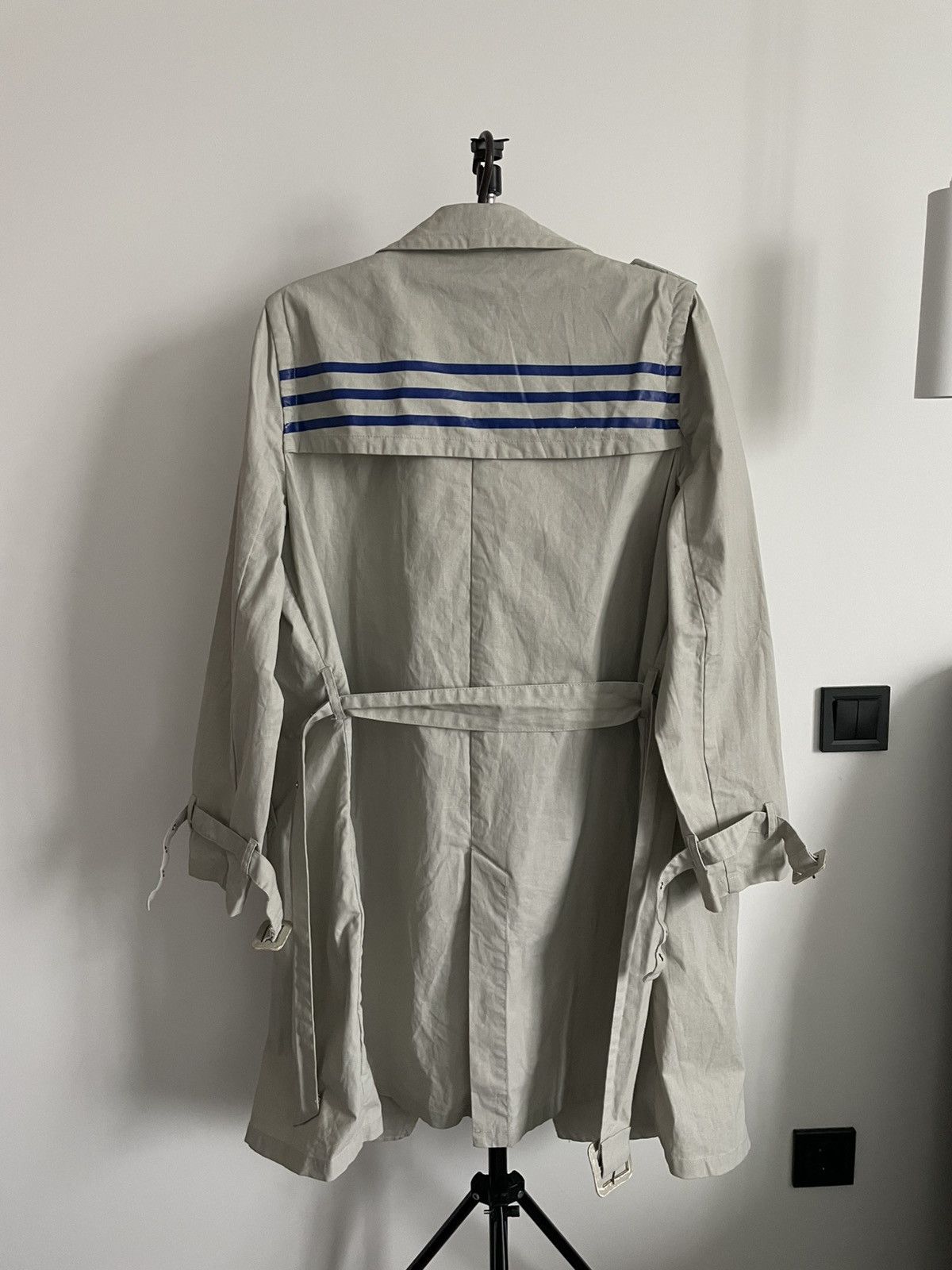 Jean Paul Gaultier Jean Paul Gaultier Linen Beige Trench Coat RARE Size L / US 10 / IT 46 - 1 Thumbnail
