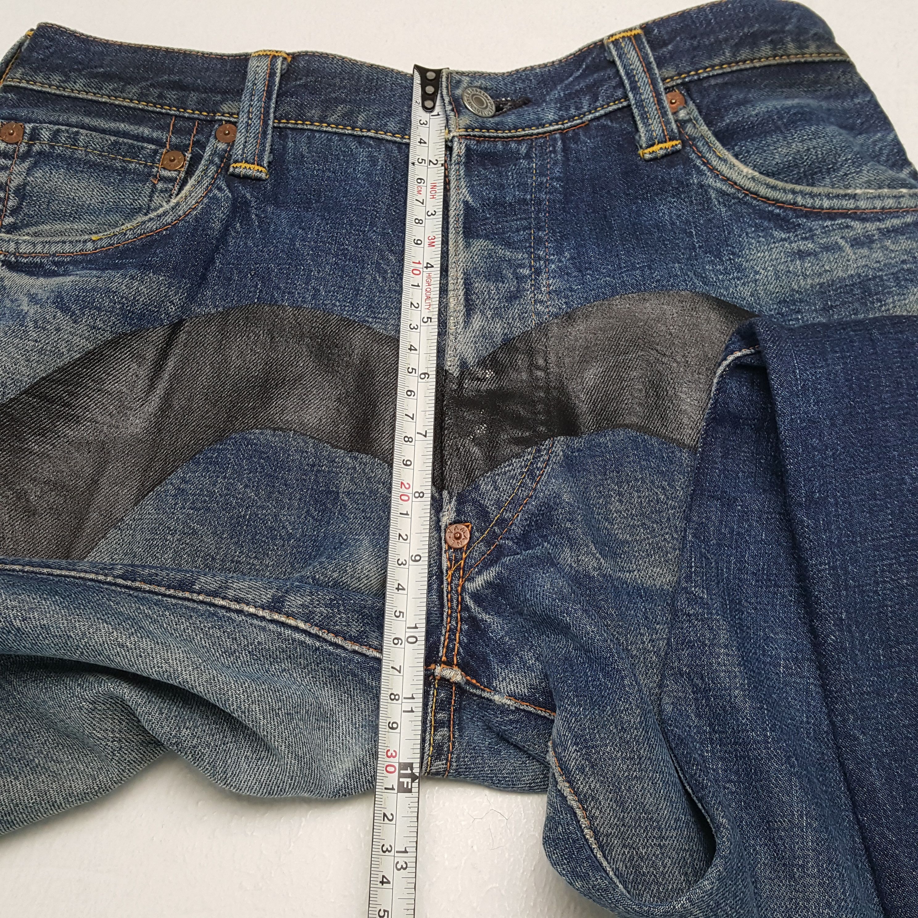 Evisu × Japanese Brand × Vintage Vintage EVISU Japanese Brand Daicock Custom Design Jeans Size US 29 - 8 Thumbnail