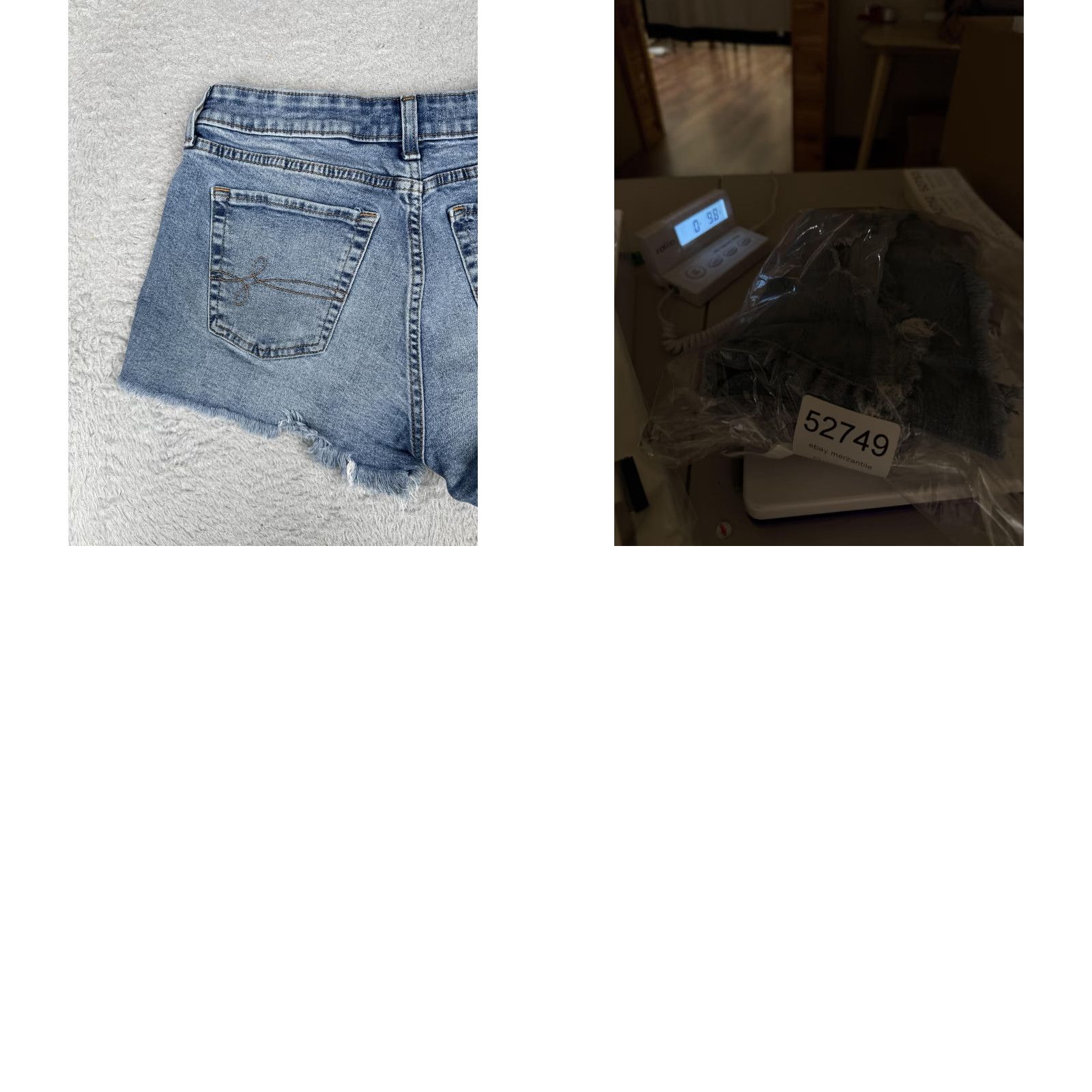 Levi's Levi's Denim Shorts Womens 10 W30 L3 High Rise Frayed Hem Blue Size 32" / US 10 / IT 46 - 10 Thumbnail