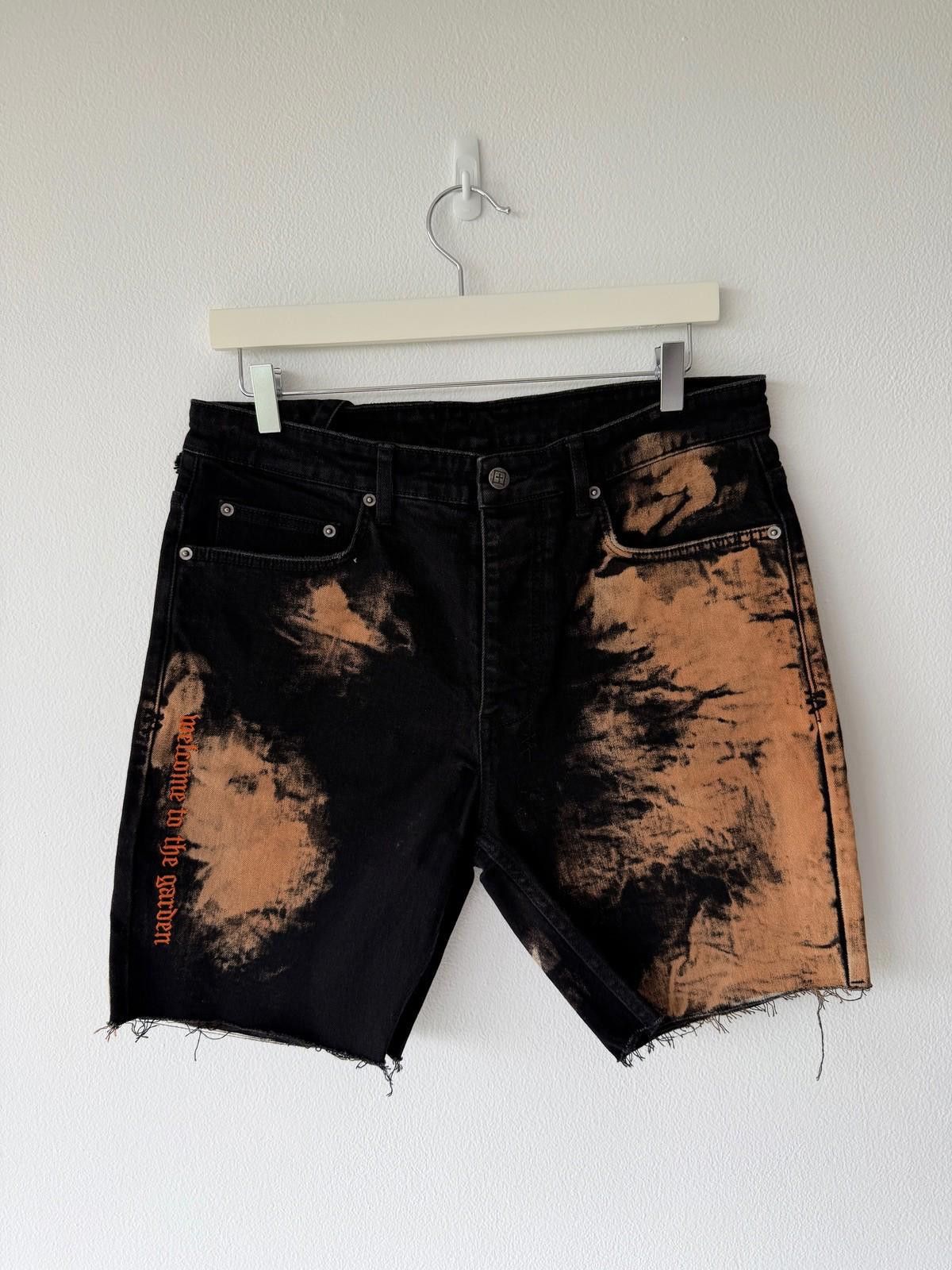 Ksubi new Ksubi mens denim shorts chopper hellfire black orange 32 Size US 32 / EU 48 - 1 Thumbnail