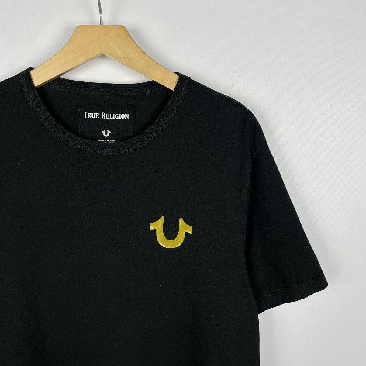 True Religion Vintage True Religion y2k buddha gold big logo tee 00’s Size US XL / EU 56 / 4 - 7 Thumbnail