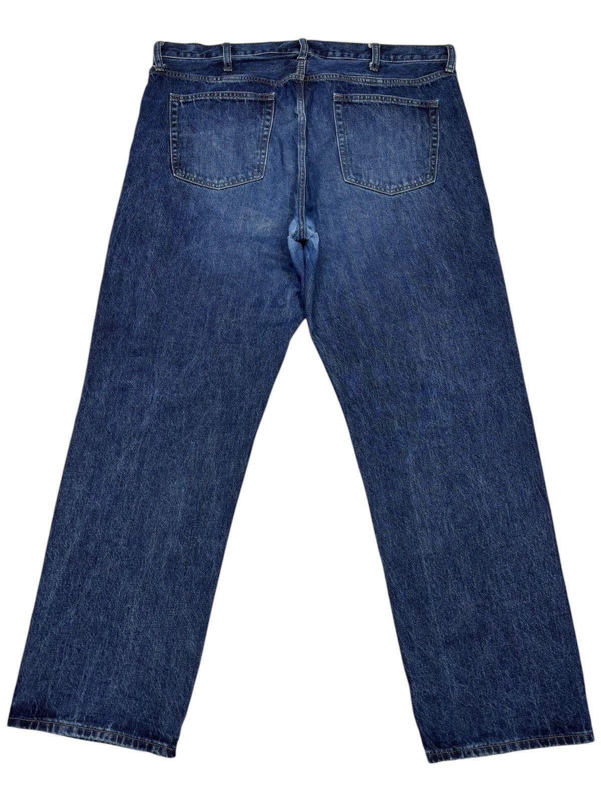 Undercover × Uniqlo VINTAGE UNIQLO BAGGY JEANS BLUE WASH DISTRESSED DENIM Size US 40 / EU 56 - 2 Thumbnail