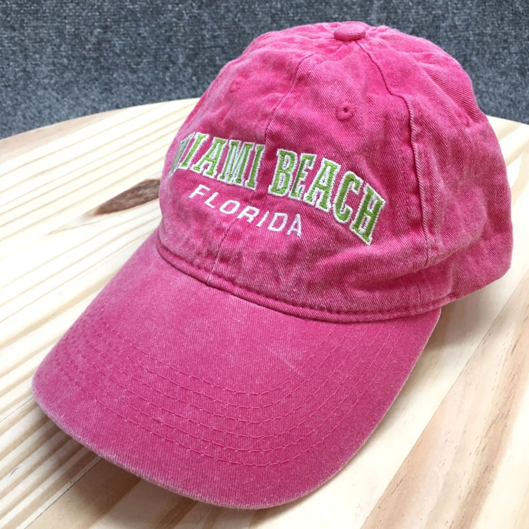 Pinko ESY Baseball Hat Womens Pink Miami Beach Florida OS Adjustable Embroidered Logo Size ONE SIZE - 2 Thumbnail