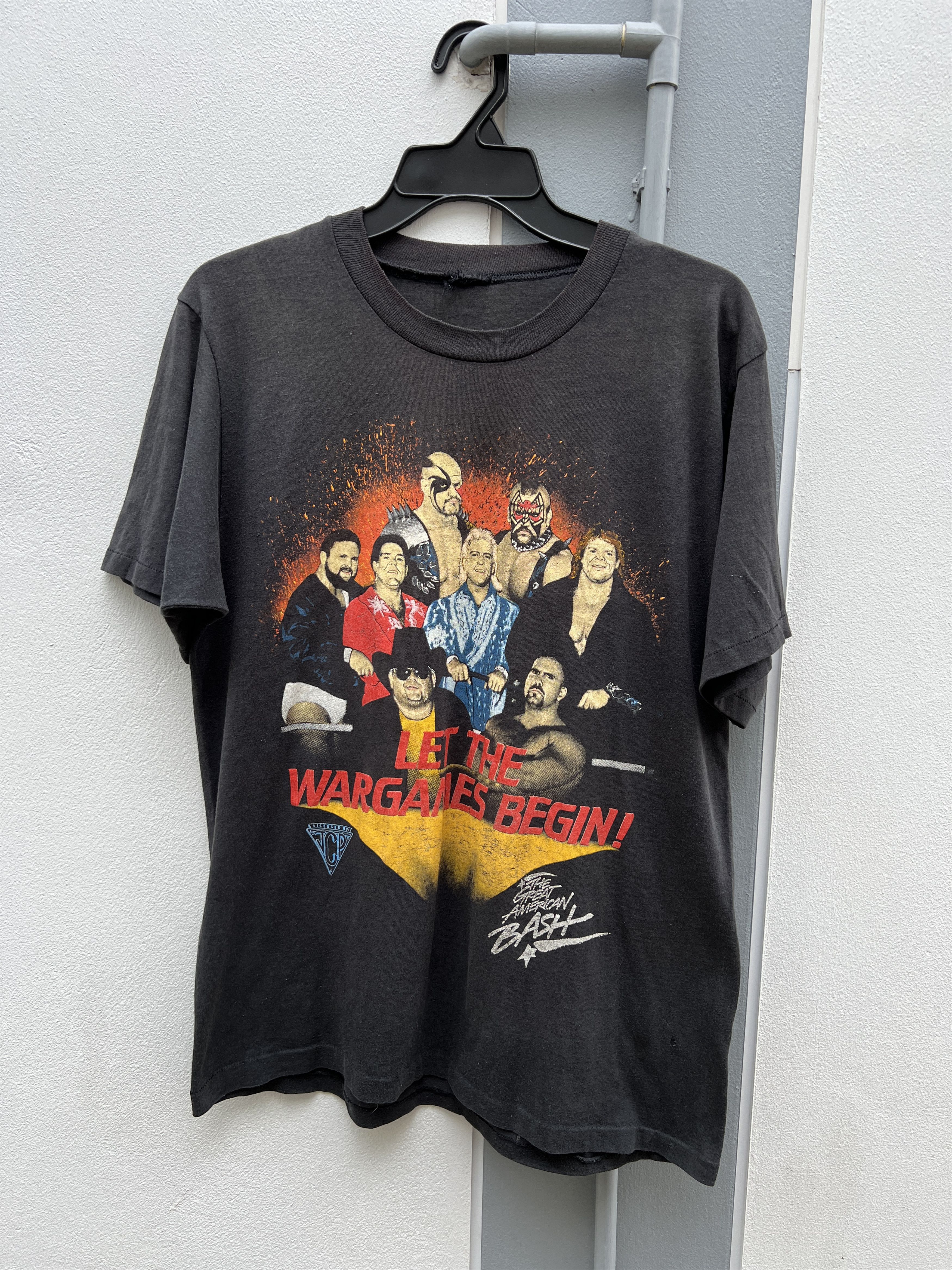 Vintage × WCW/nWo Vintage 80s Ric Flair The Four Horsemen wrestling Promo Tee Size US M / EU 48-50 / 2 - 1 Thumbnail
