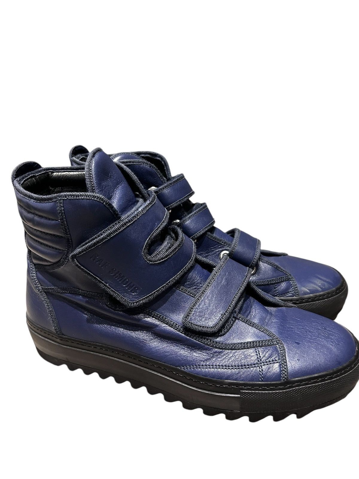 Raf Simons 2015 Raf Simons Vibram Extreme Velcro High tops Size US 11.5 / EU 44-45 - 2 Thumbnail