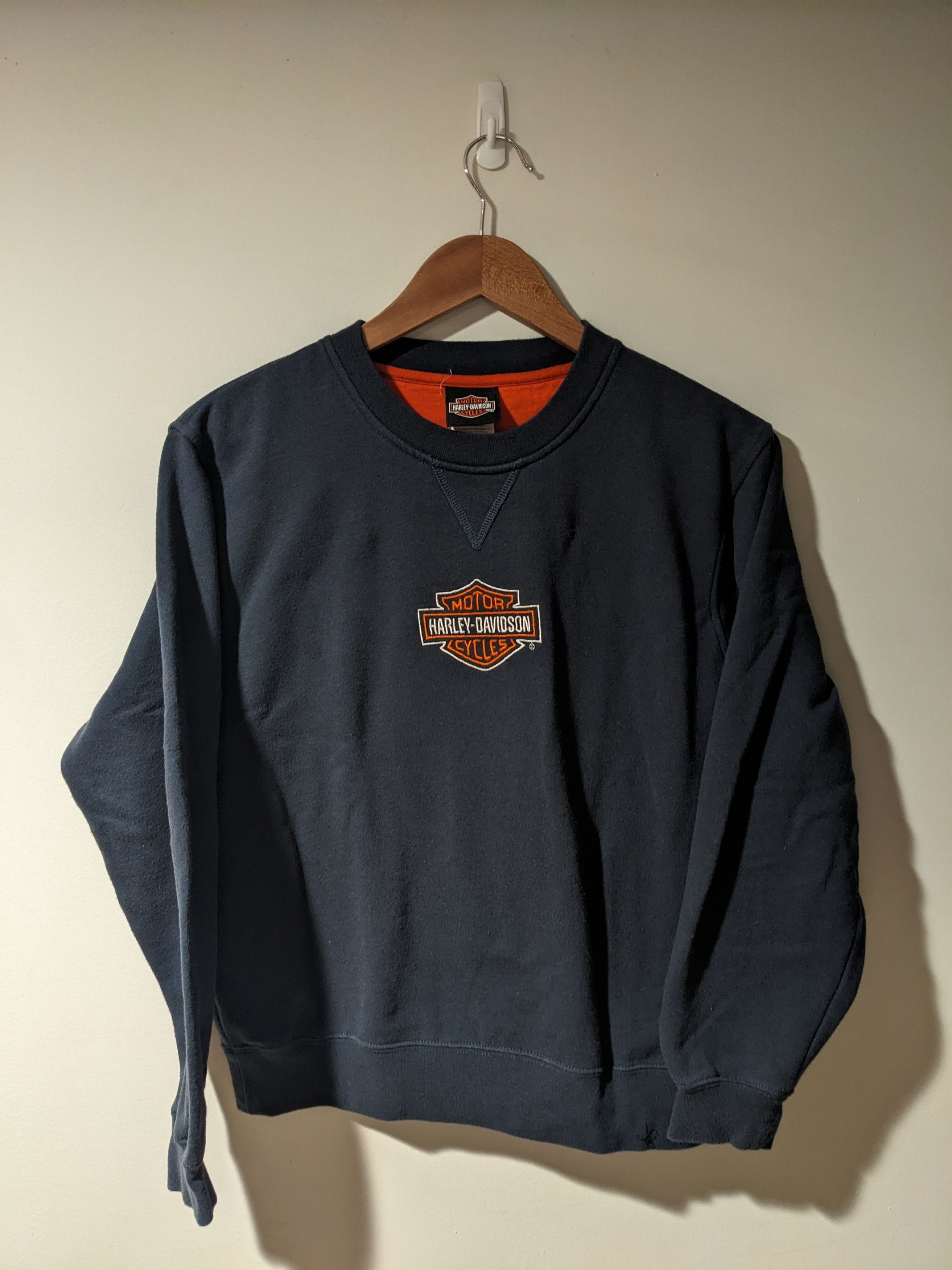 Harley Davidson Vintage Y2K Harley Davidson Motorcycle Logo Kids Sweatshirt Size US L / EU 52-54 / 3 - 1 Thumbnail