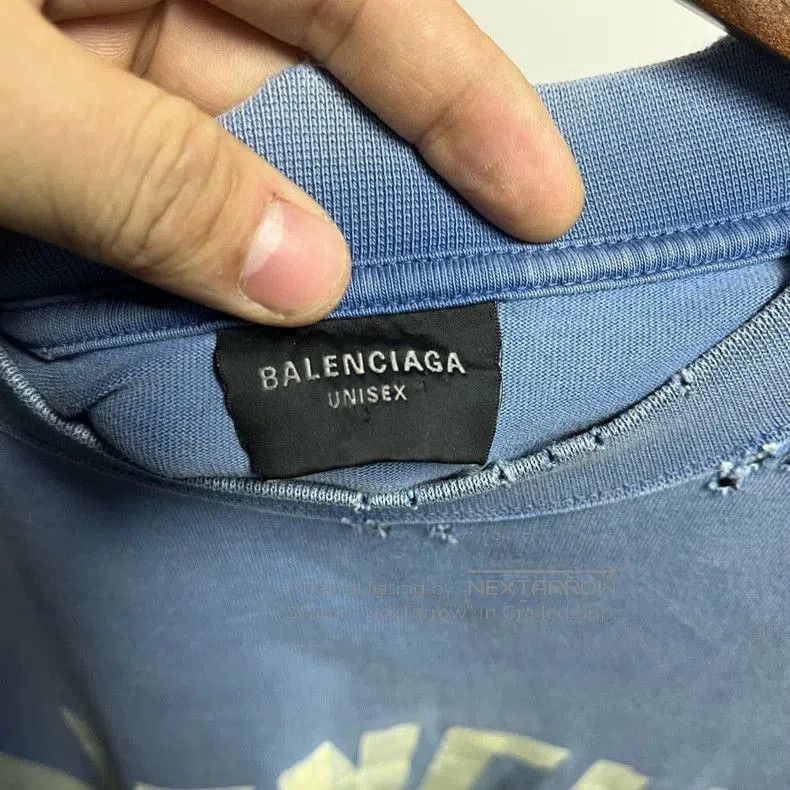 Balenciaga Balenciaga Tape Short Sleeve T-shirt. Size US S / EU 44-46 / 1 - 3 Thumbnail