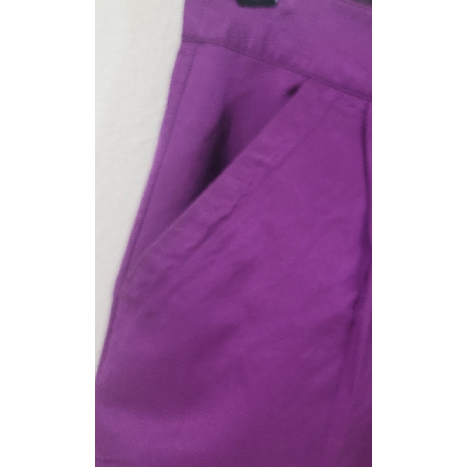 Fossil Fossil Purple Pleated Mini Skirt Small Pockets Lined Size 30" / US 8 / IT 44 - 6 Thumbnail