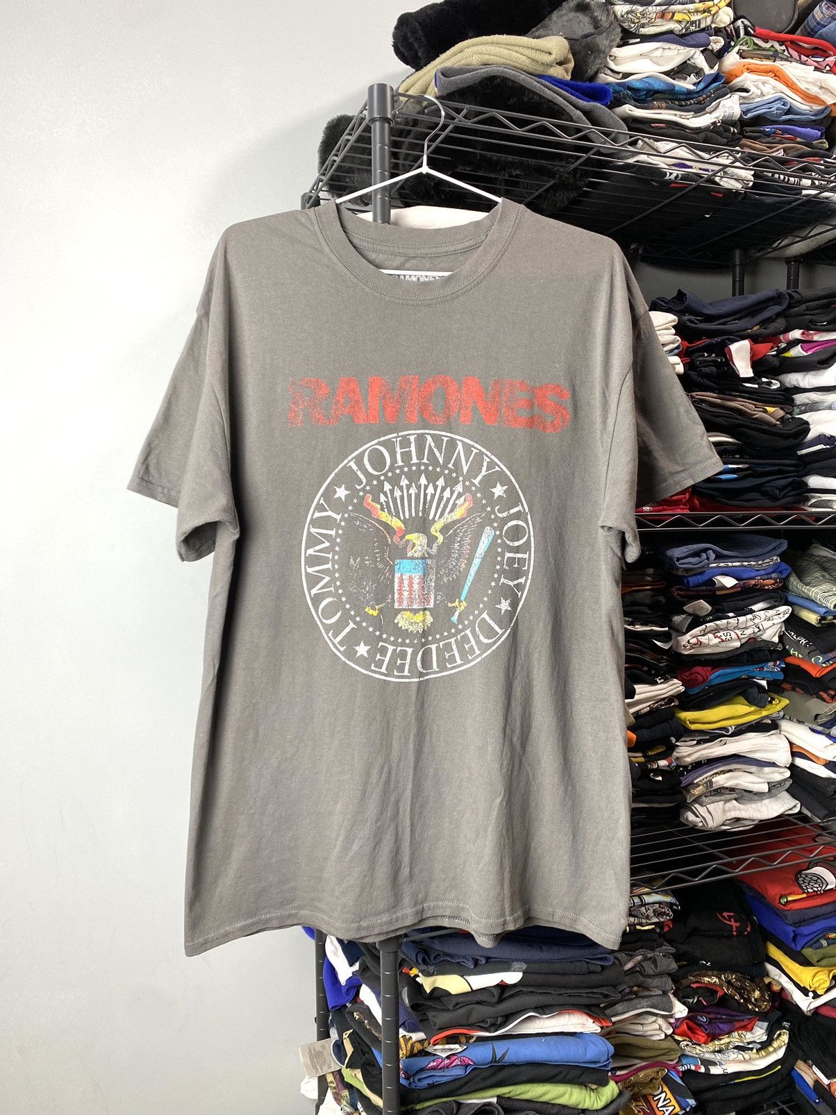 Band Tees Vintage Ramones Band Rock T Shirt OI Punk Rock Size US L / EU 52-54 / 3 - 1 Thumbnail