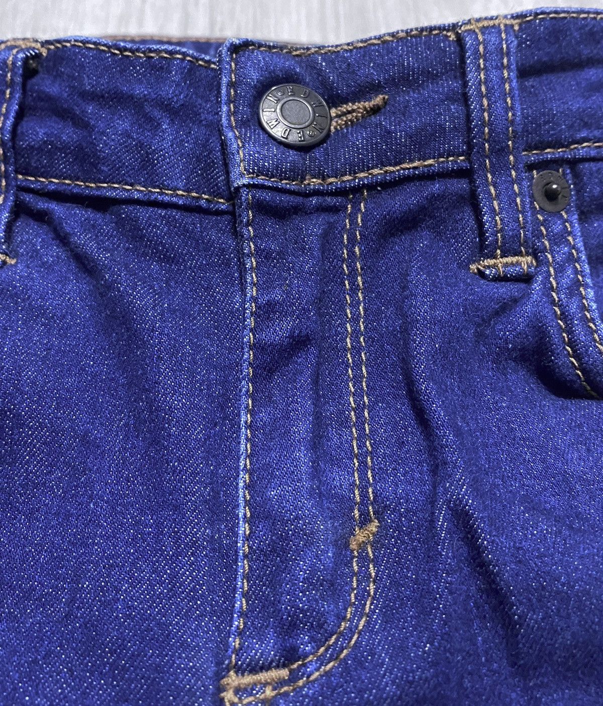 Edwin Womens Edwin Sally Pant Navy Jeans Denim Japanese Streetwear Size 27" / US 4 / IT 40 - 13 Thumbnail