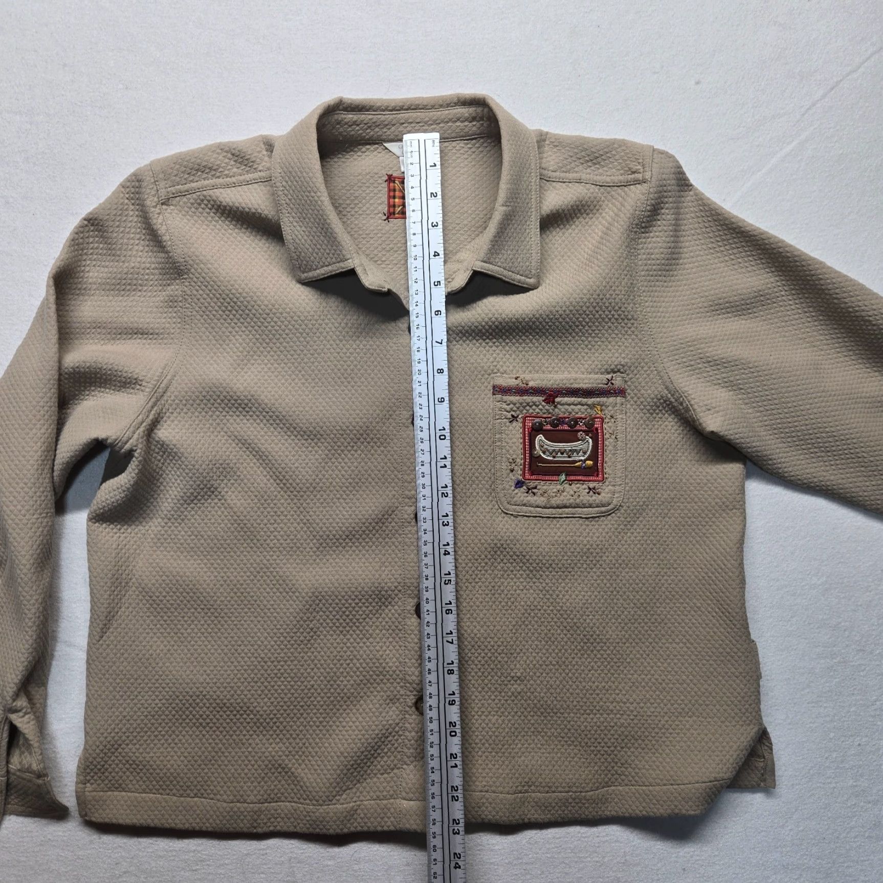 Vintage Christopher & Banks Jacket Adult XL Brown Fall Casual Womens Size XL / US 12-14 / IT 48-50 - 7 Thumbnail