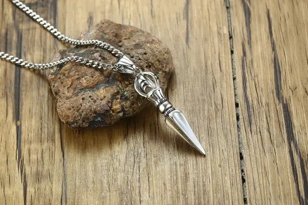 Jewelry Kimiko x Rumi Vintage Dagger Amulet Pendant Unisex Necklaces Size ONE SIZE - 7 Thumbnail