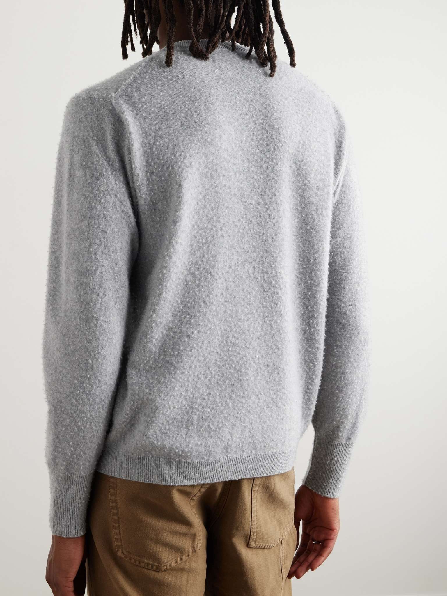 Maison Margiela o1s22i1n1024 Vintage-Style Pullover Sweater in Grey Size US XL / EU 56 / 4 - 3 Thumbnail
